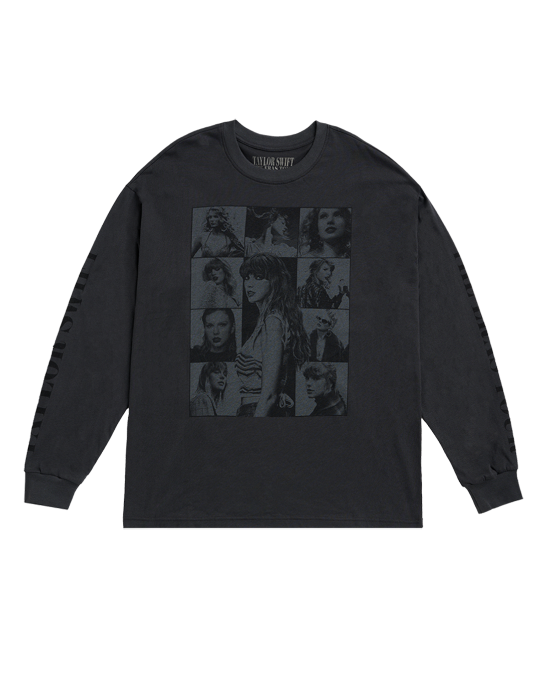 Taylor Swift | The Eras Tour Black Long Sleeve T-Shirt front