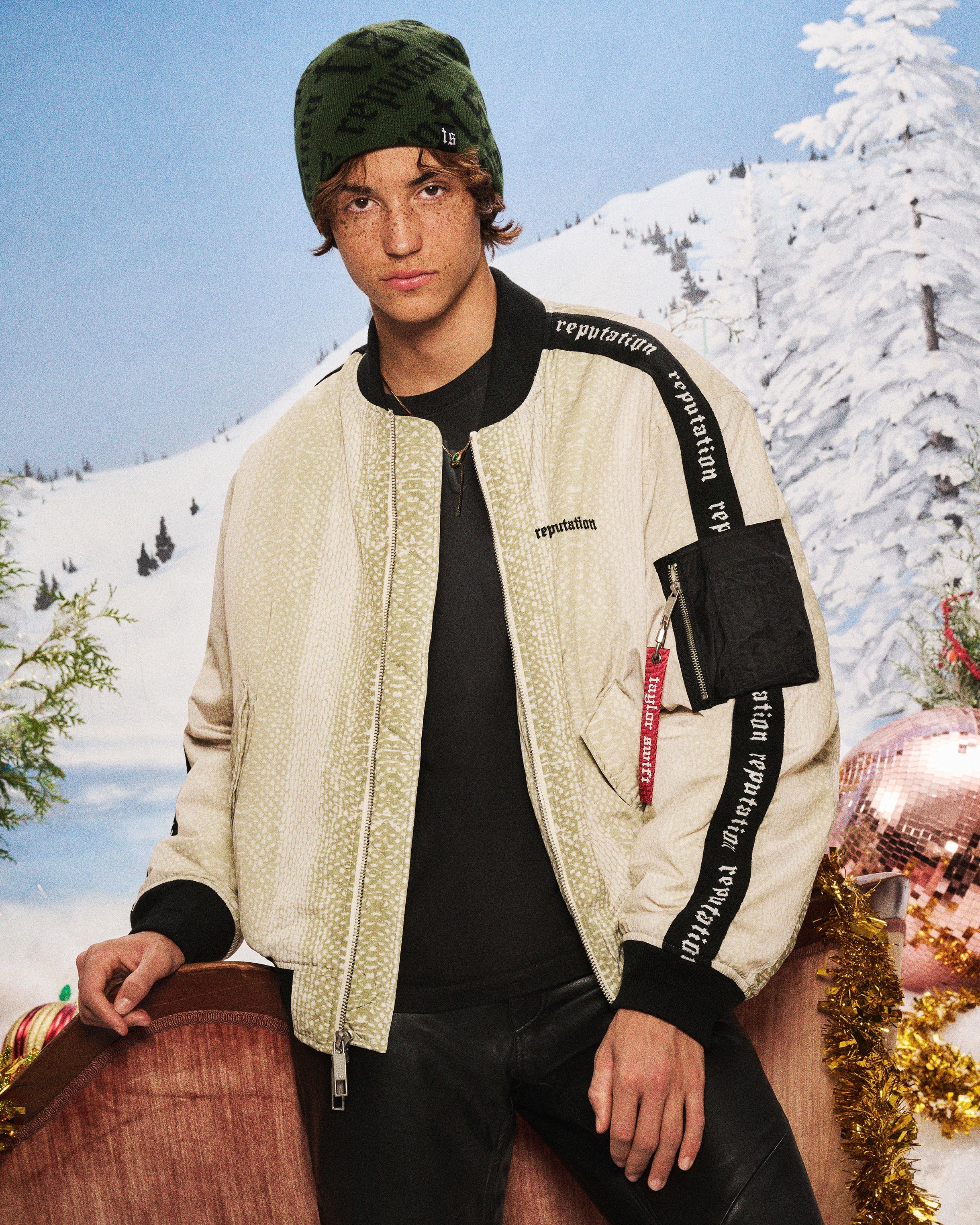 Big Reputation Album Bomber Jacket Model