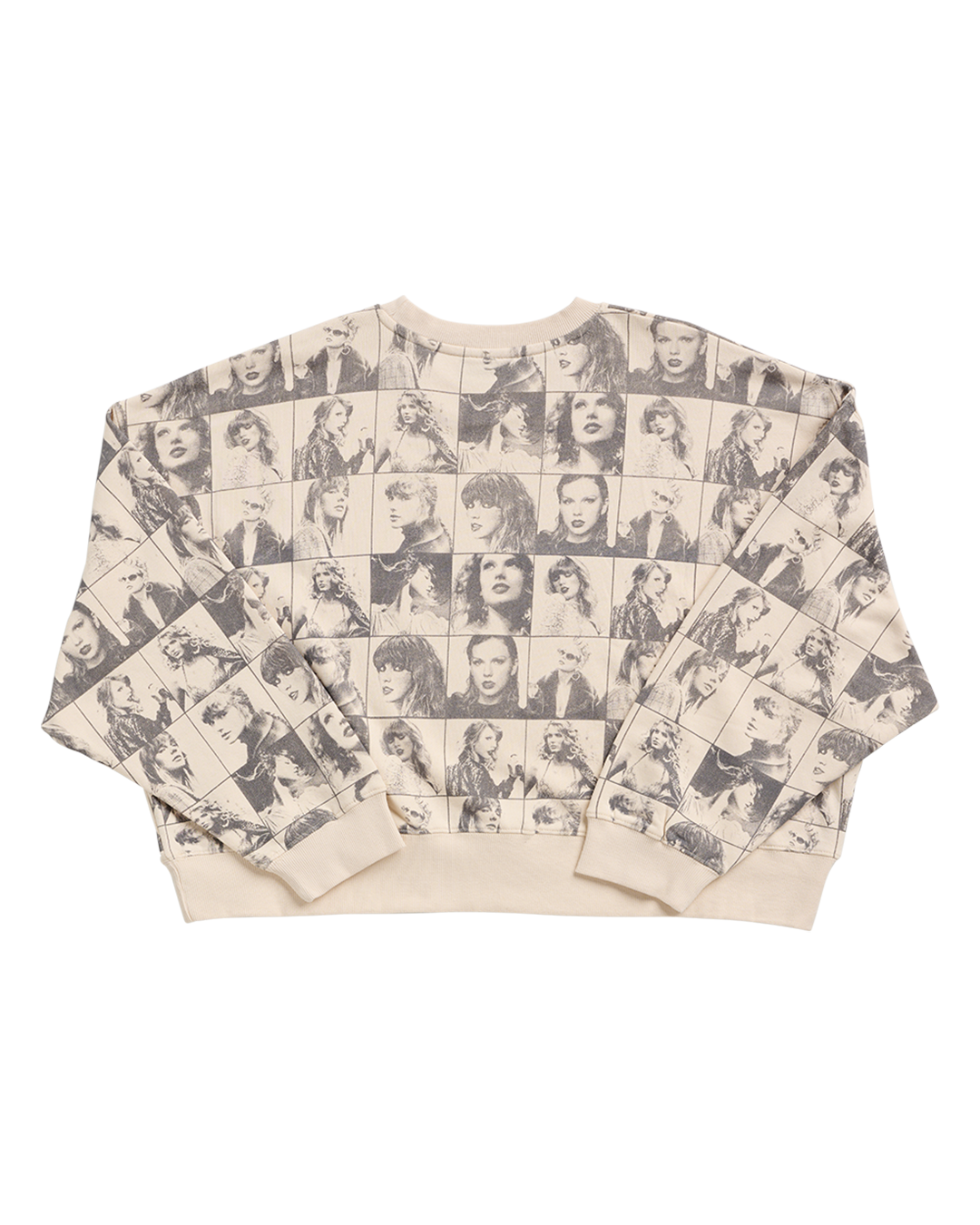 Taylor Swift | The Eras Tour Cropped Beige Pullover back