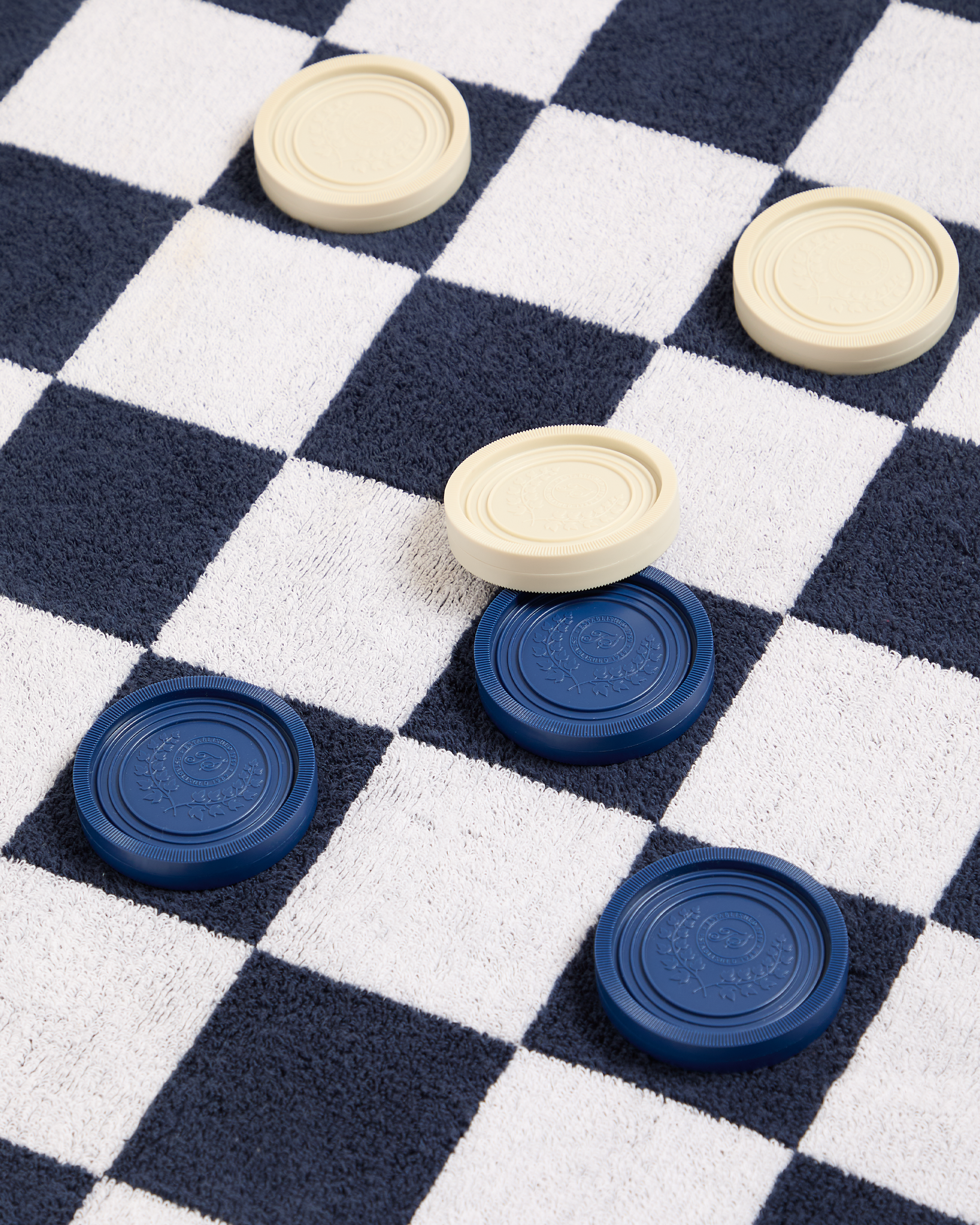 Taylor Swift Checker Game Towel close up of checkers