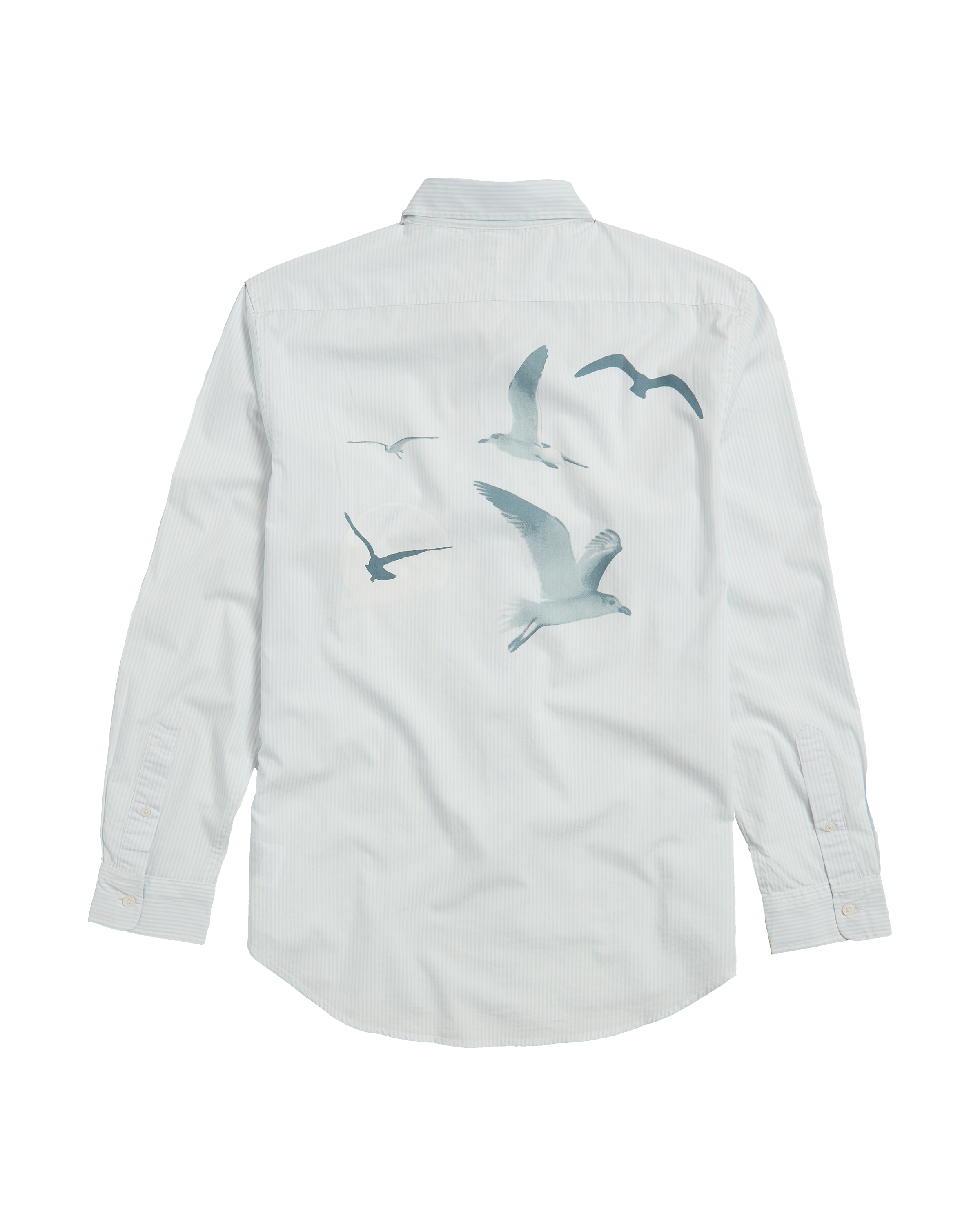 1989 (Taylor’s Version) Seagull Blue Stripe Poplin Shirt back