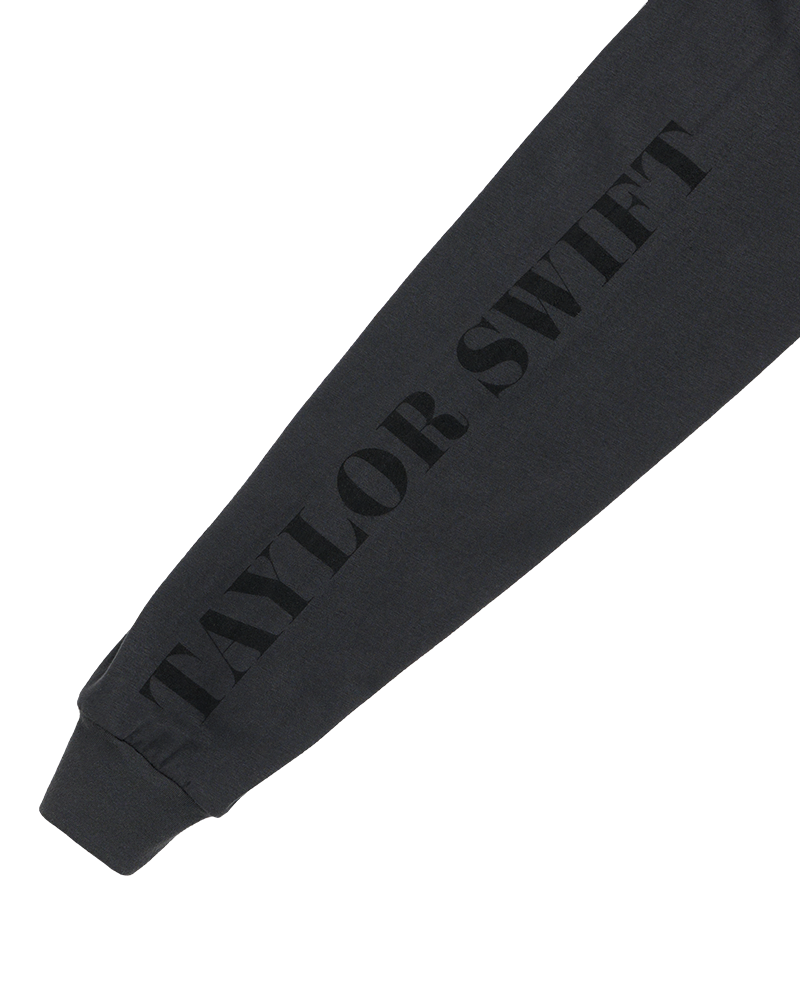 Taylor Swift | The Eras Tour Black Long Sleeve T-Shirt sleeve detail