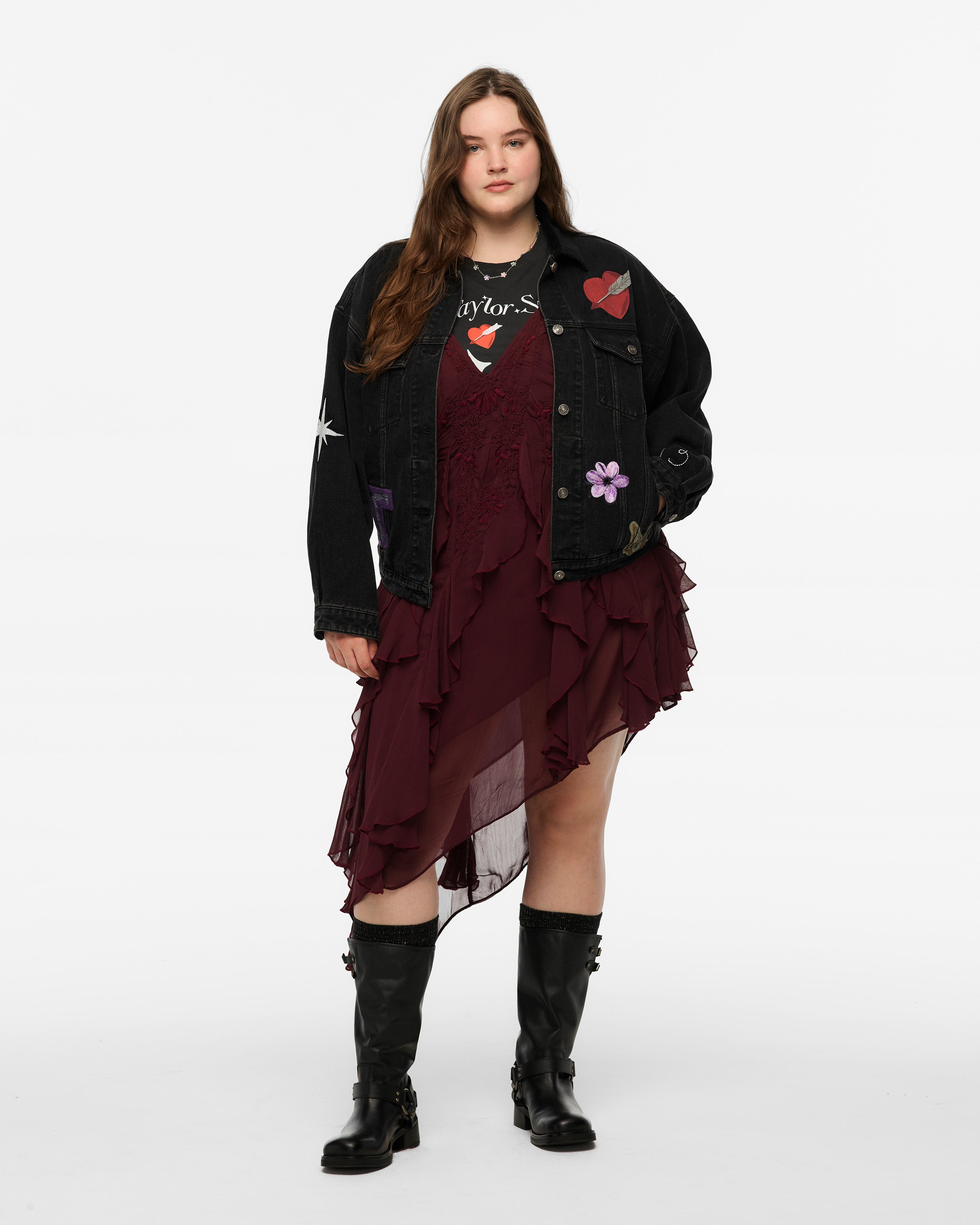 Speak Now (Taylor's Version) Jacket 2XL model full length