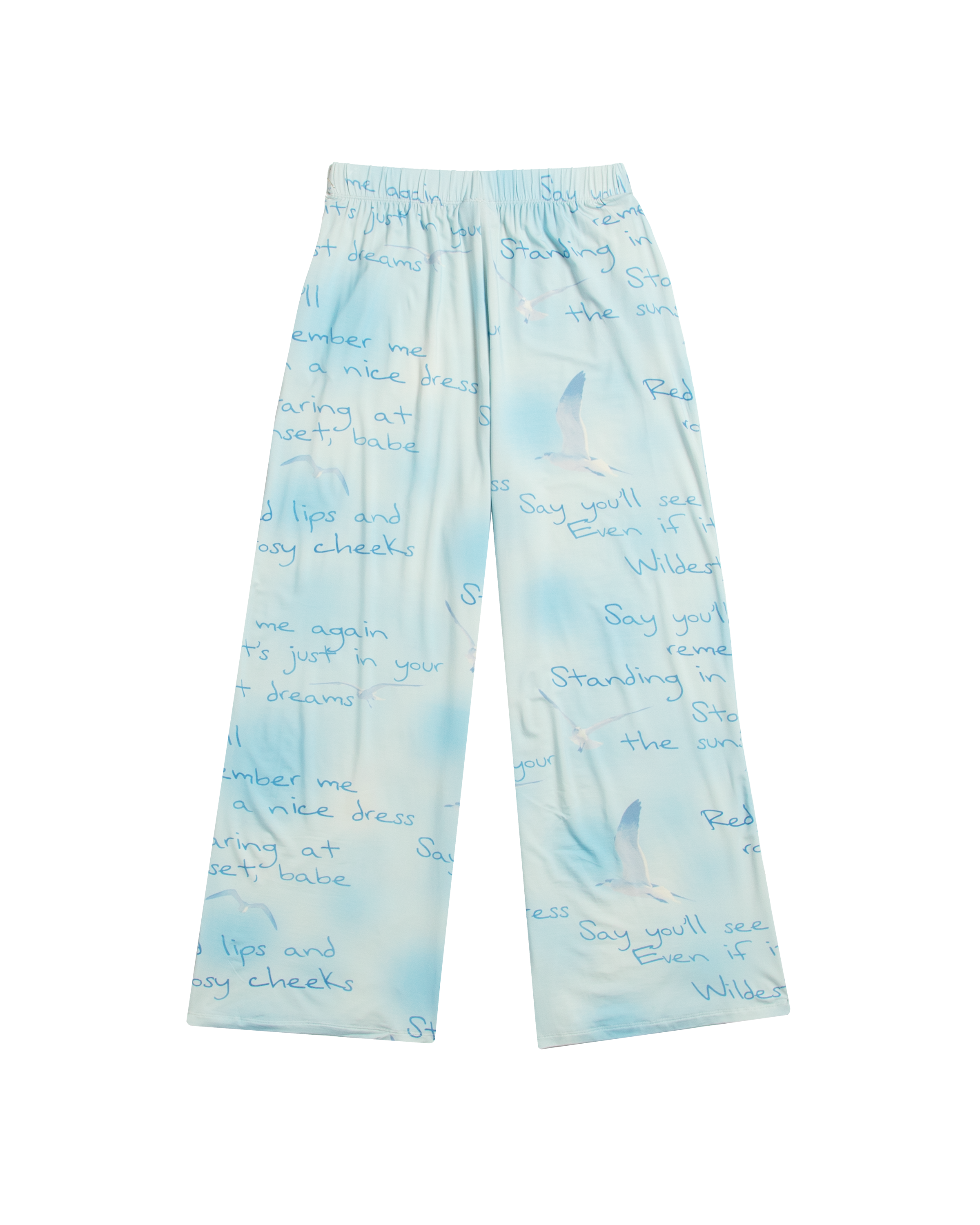 Wildest Dreams Blue Pajama Set pants