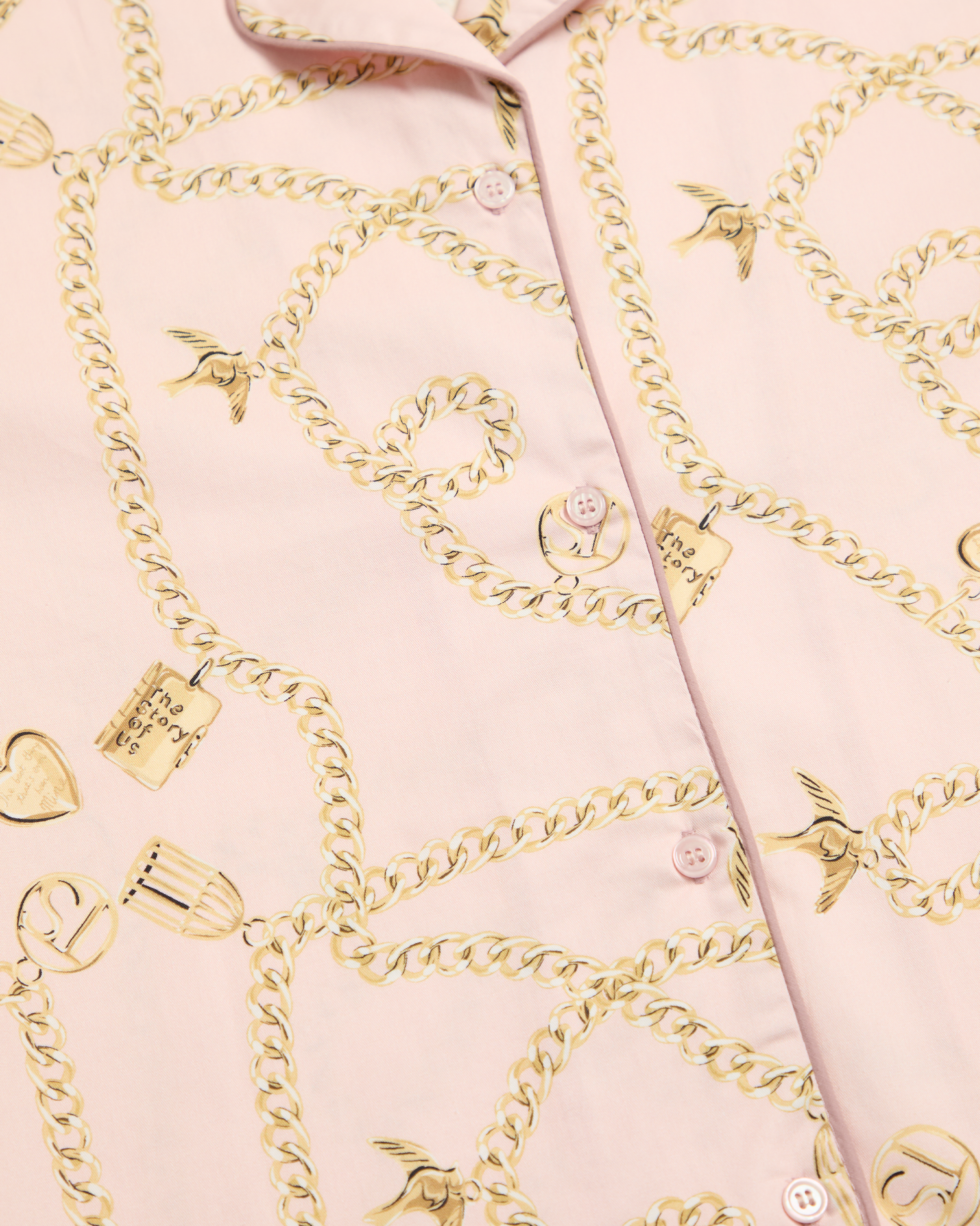 Speak Now (Taylor's Version) Charm Pajama Set button detail