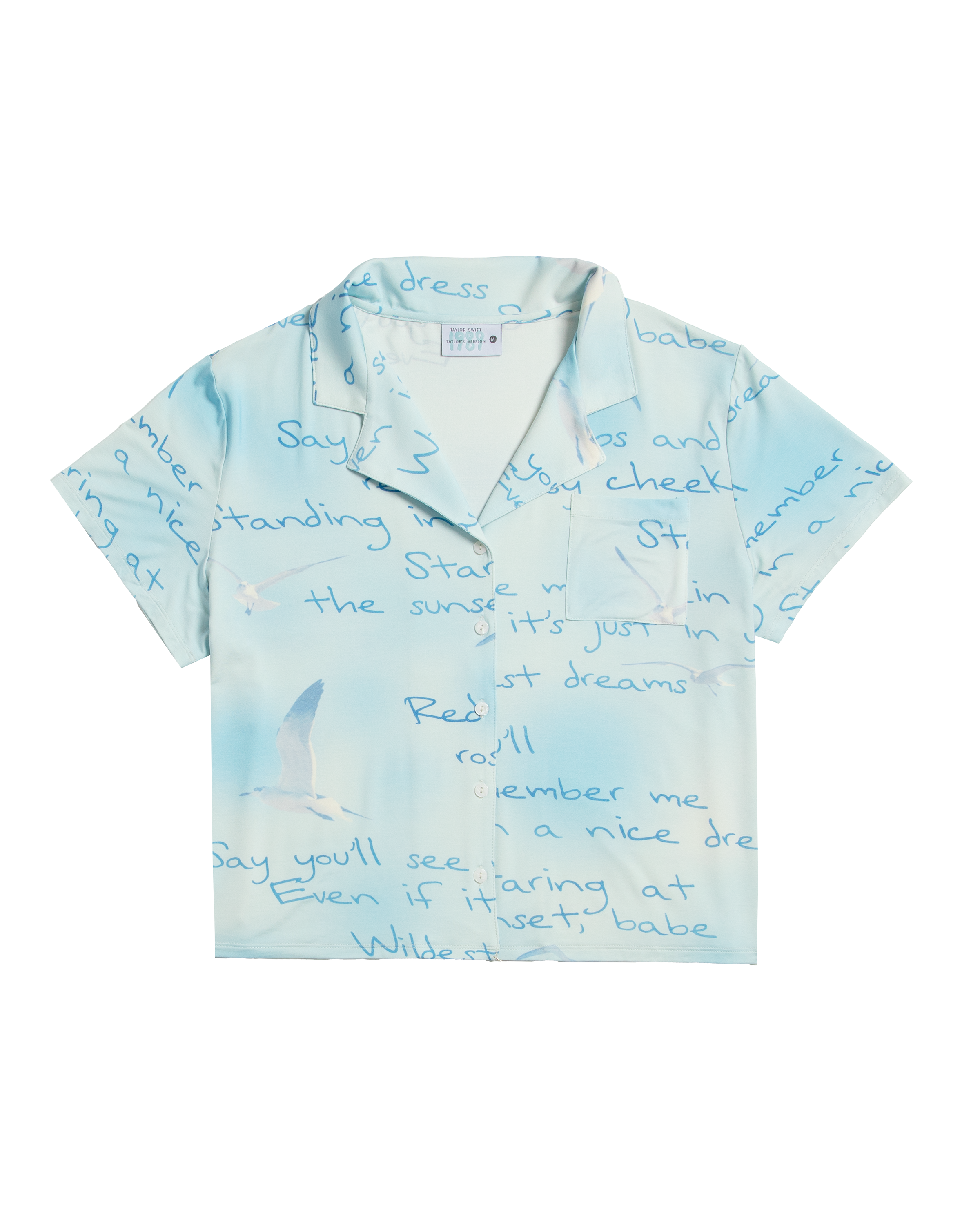 Wildest Dreams Blue Pajama Set shirt