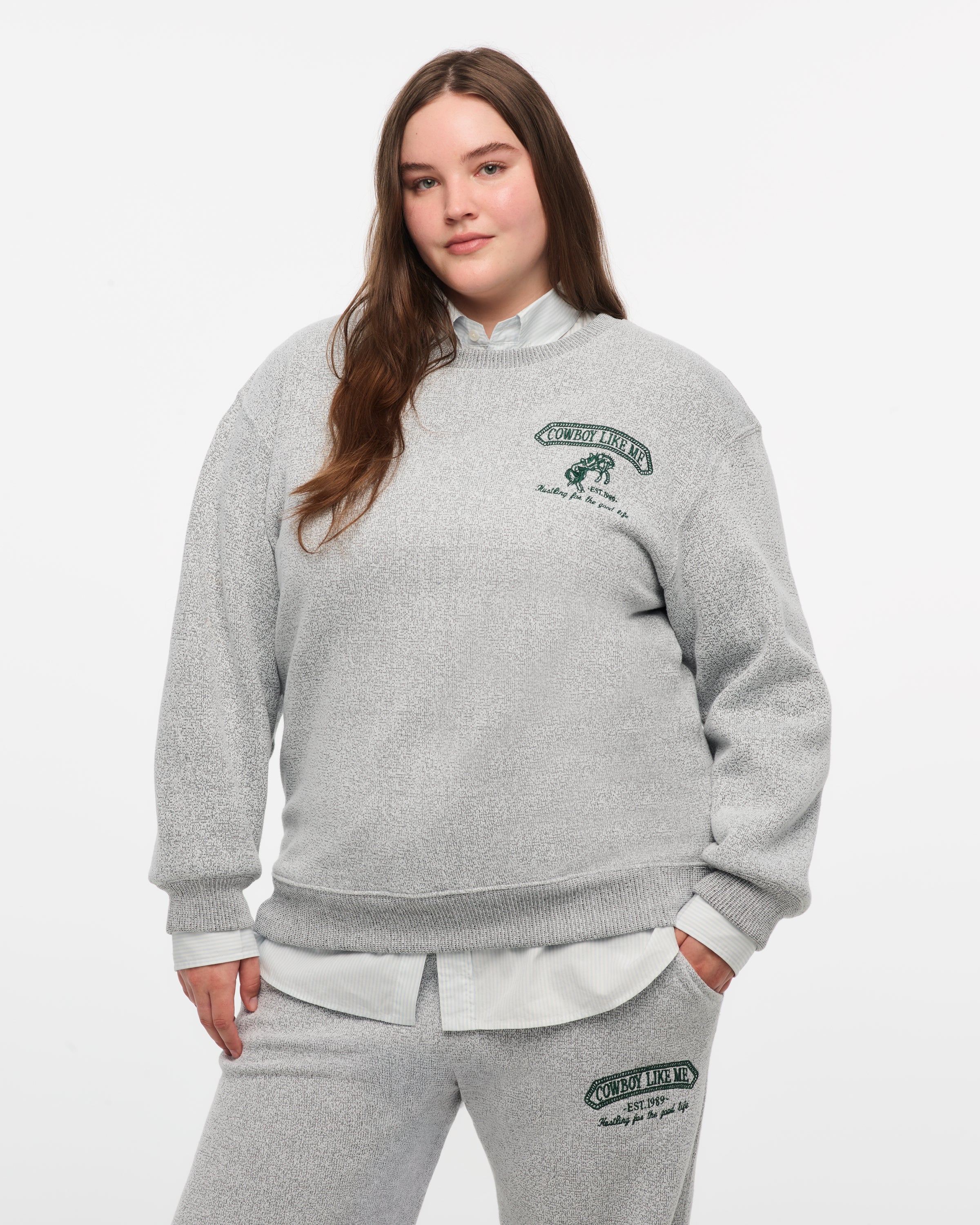 Cowboy Like Me Crewneck 2XL model