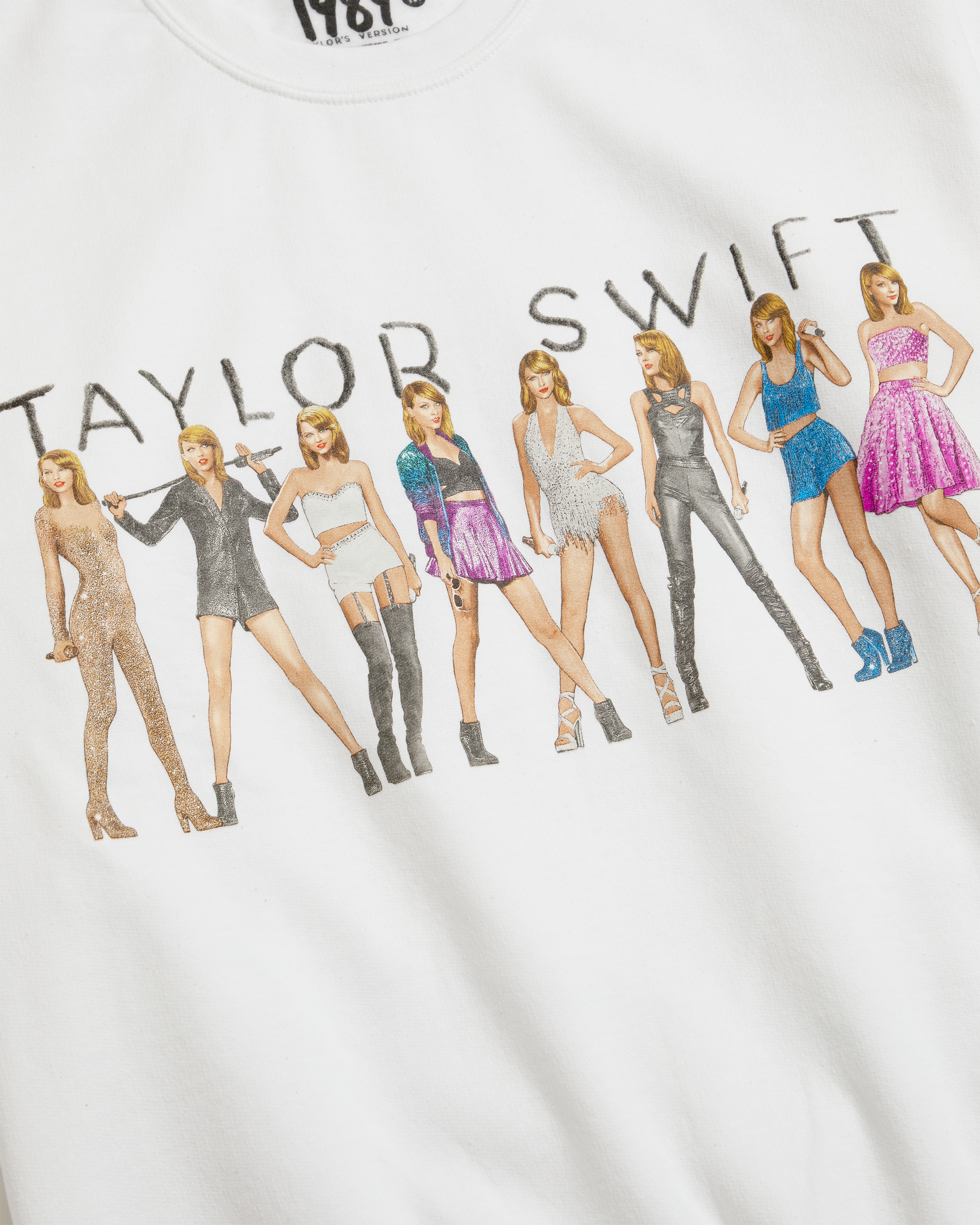 1989 (Taylor's Version) Eras Crewneck detail