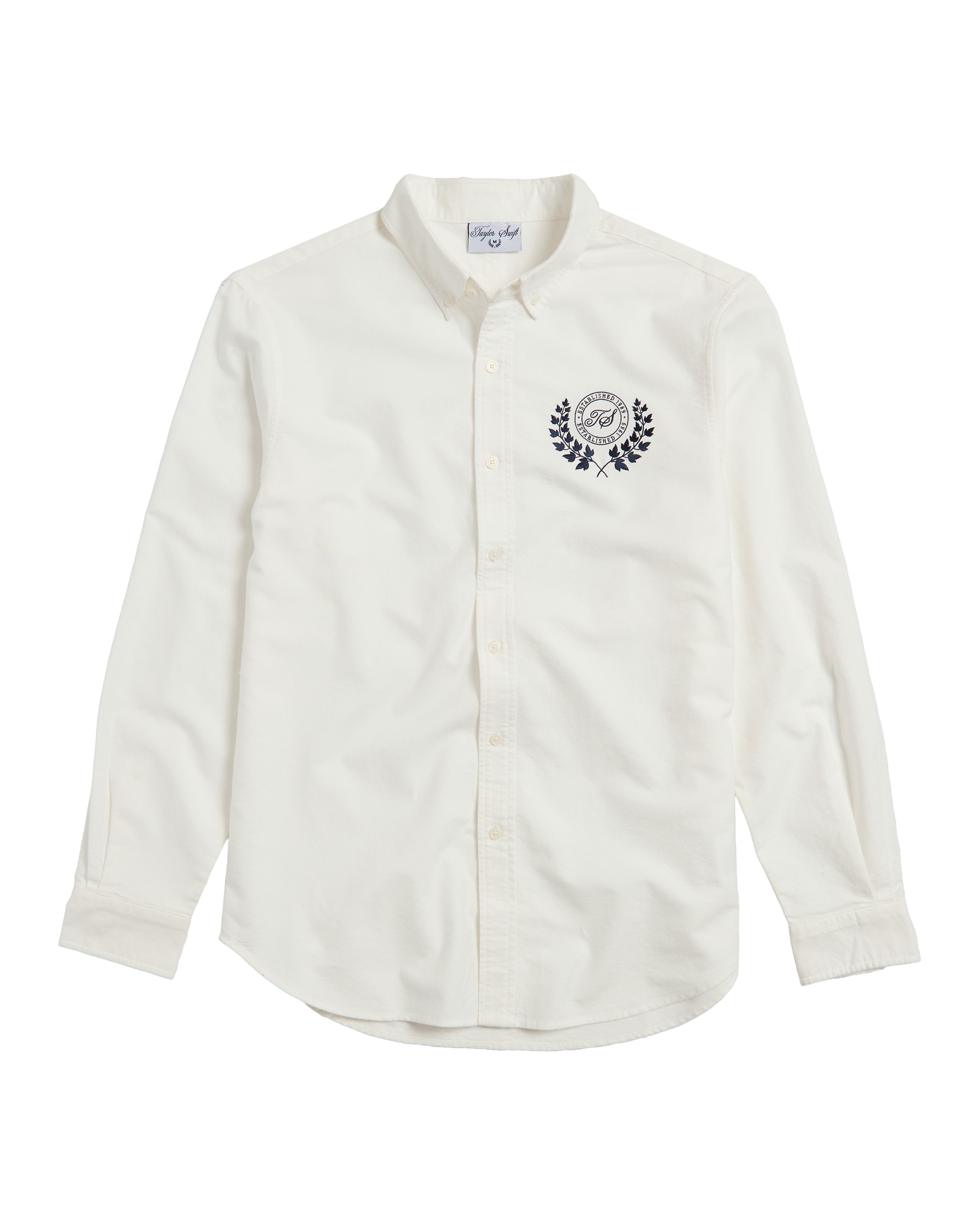 TS Crest White Oxford Shirt 2XL front