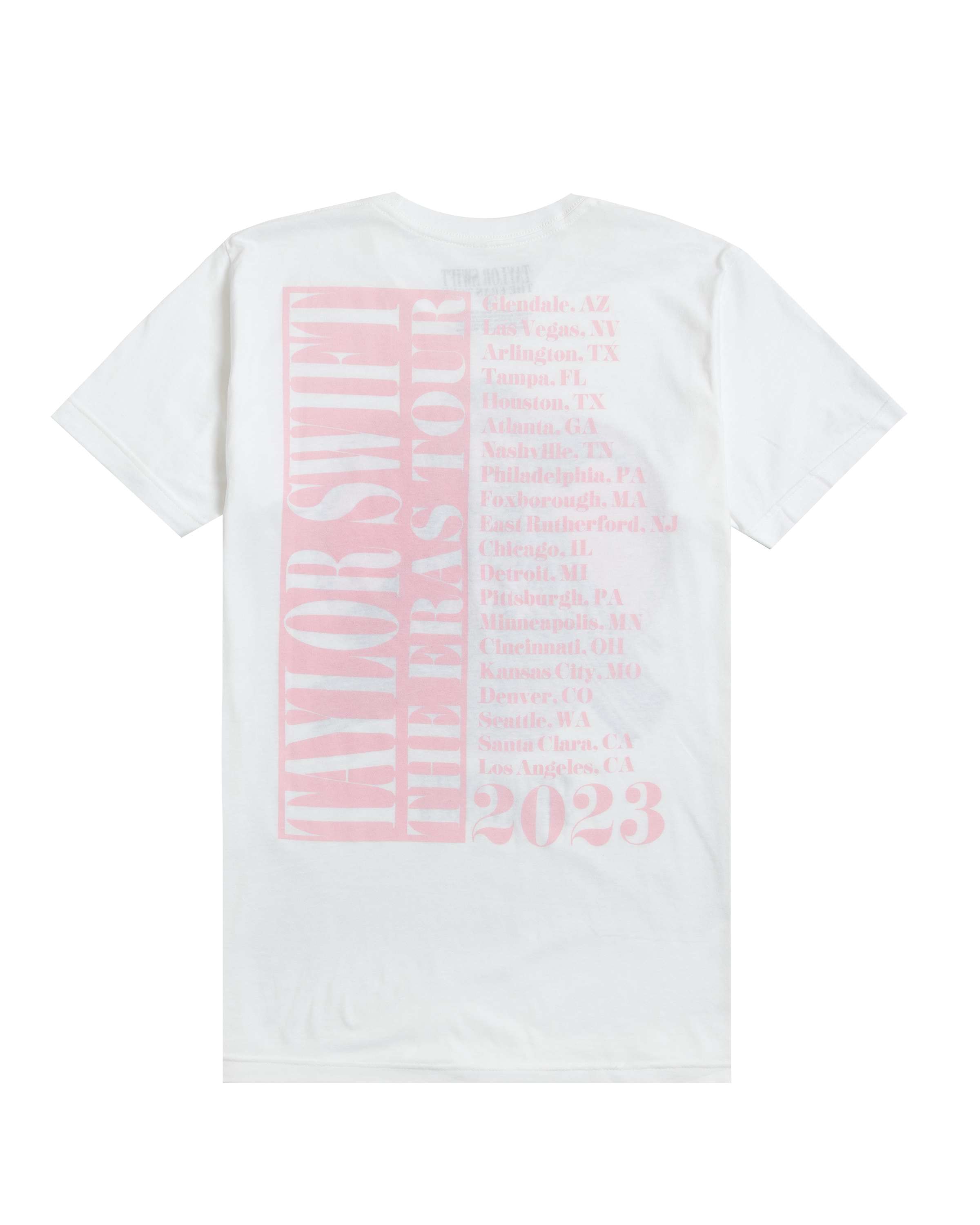 Taylor Swift | The Eras Tour Lover Album T-Shirt back