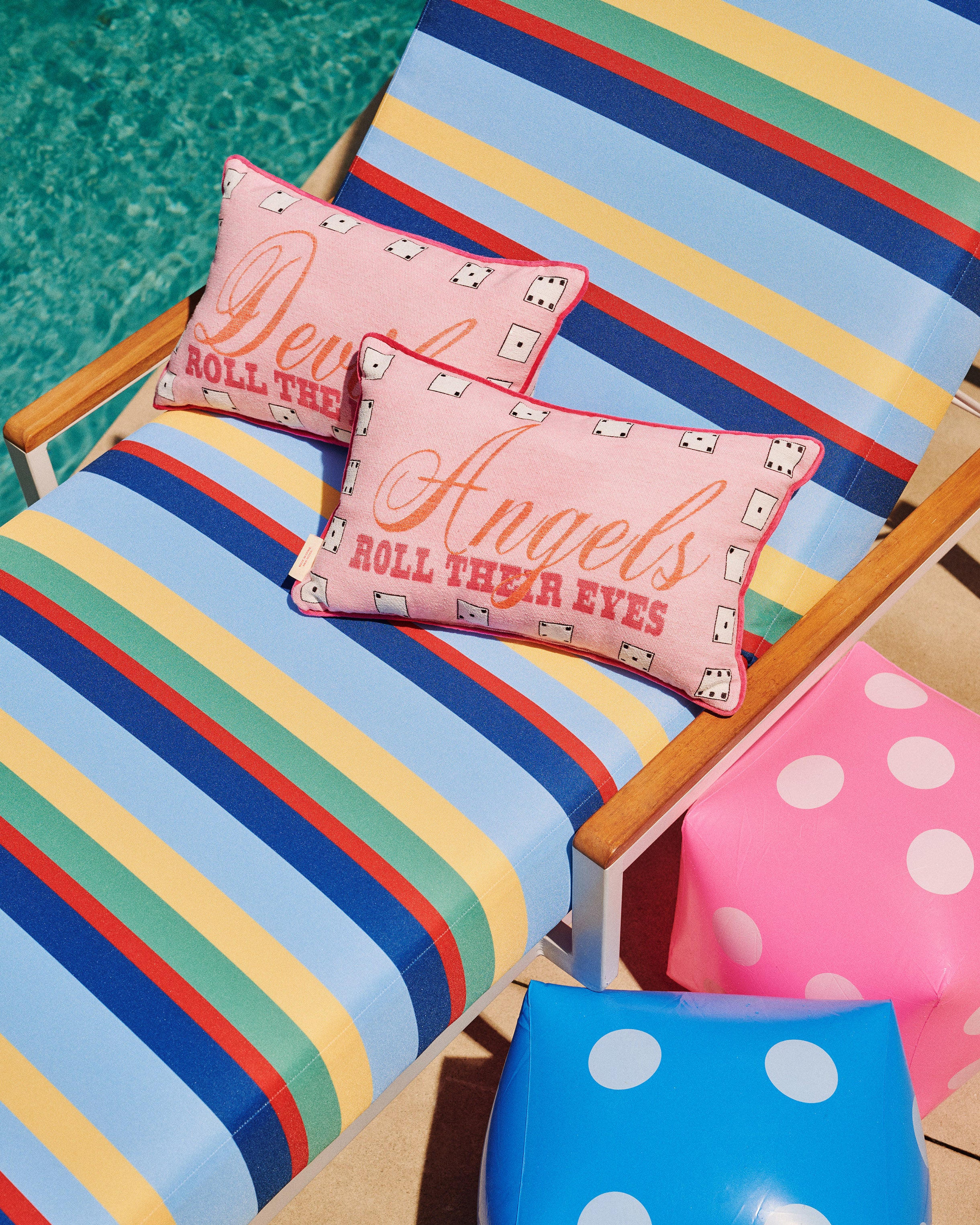 Cruel Summer Throw Pillow lifestyle image