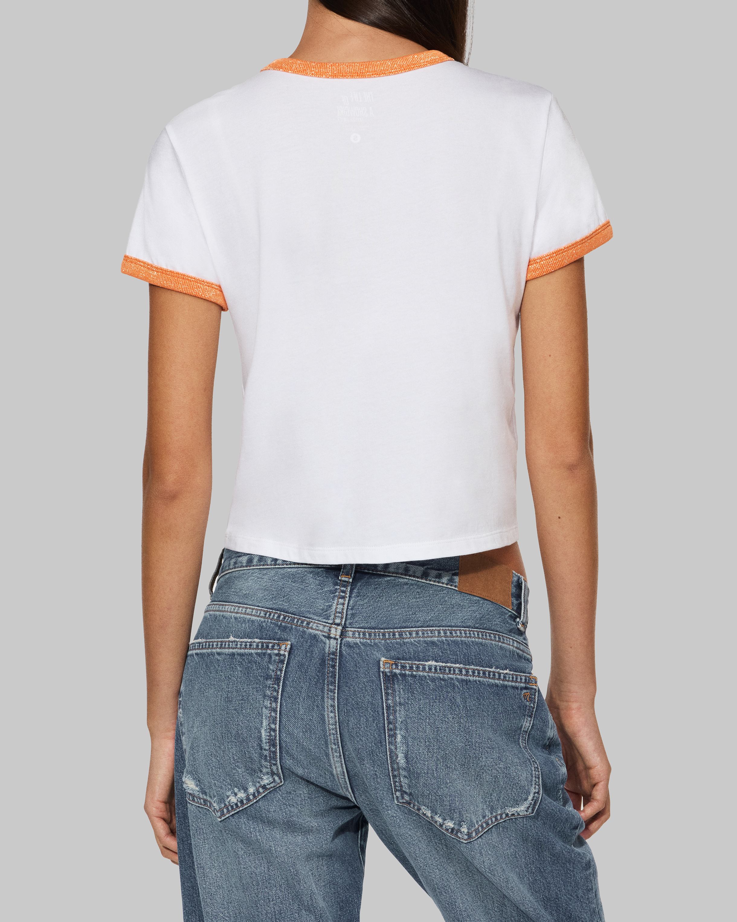 I'm Immortal Now Baby Dolls Baby T-Shirt Back on Model