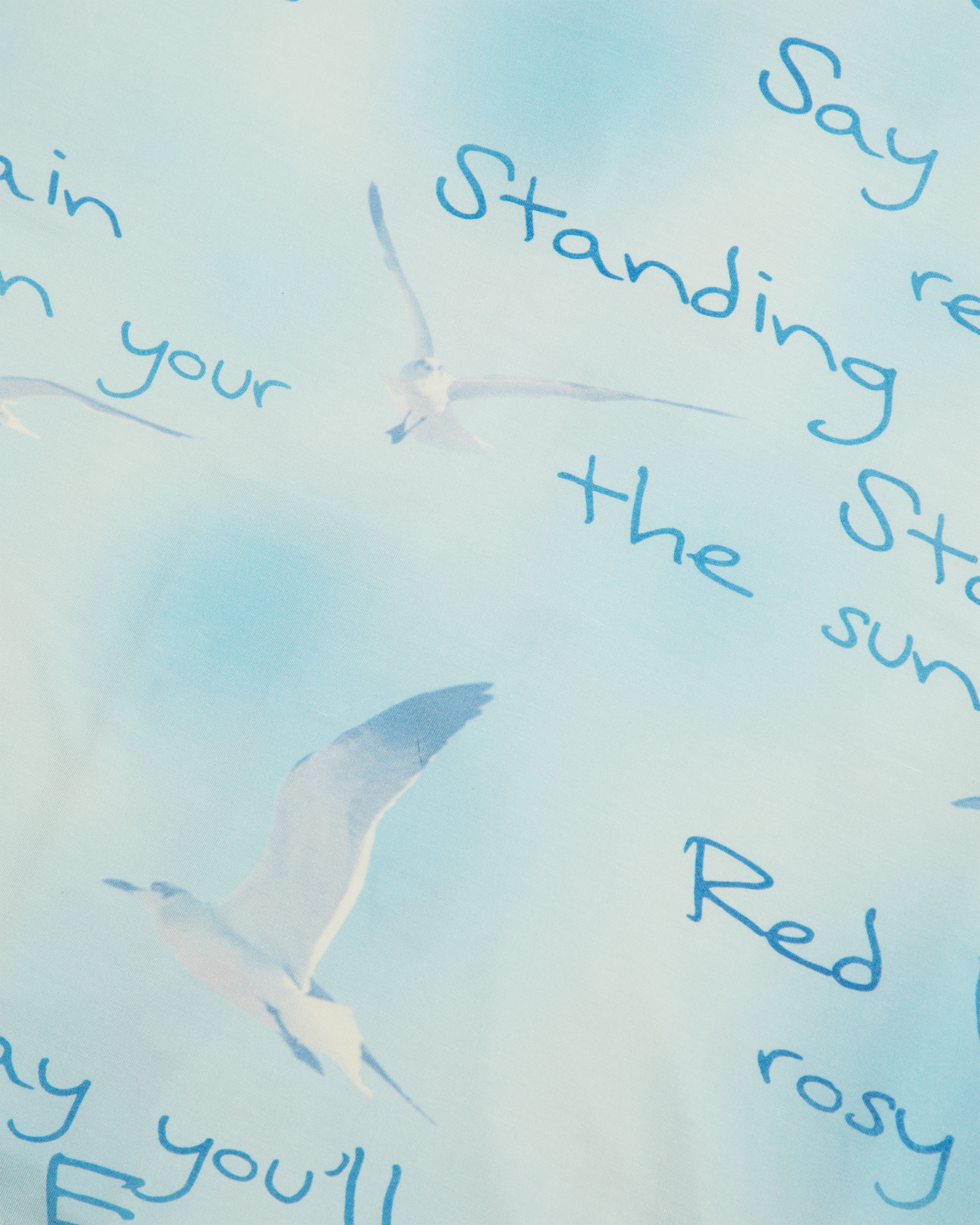 Wildest Dreams Blue Pajama Set detail