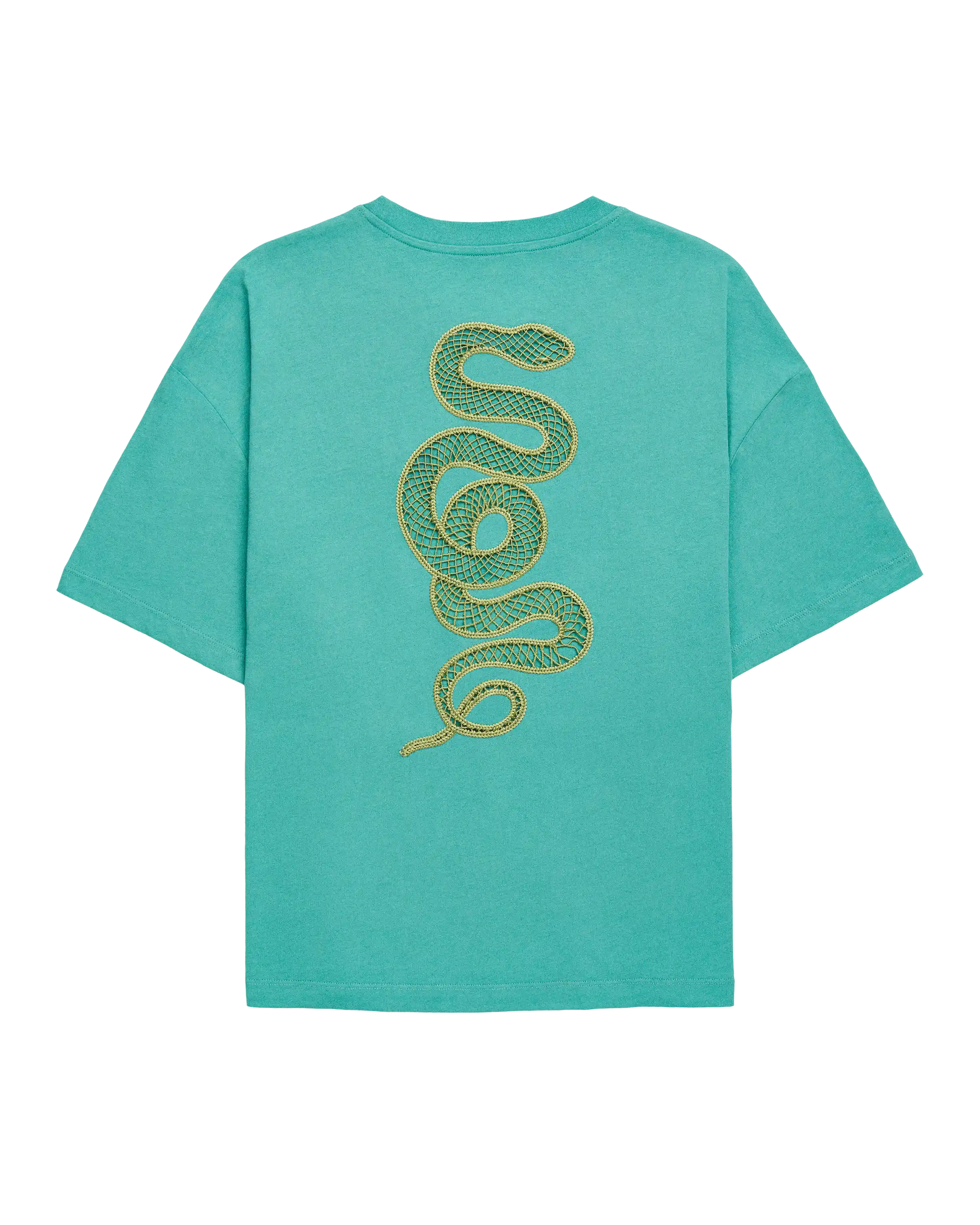 Island Breeze & Lights Down Low Crochet Snake Tee back
