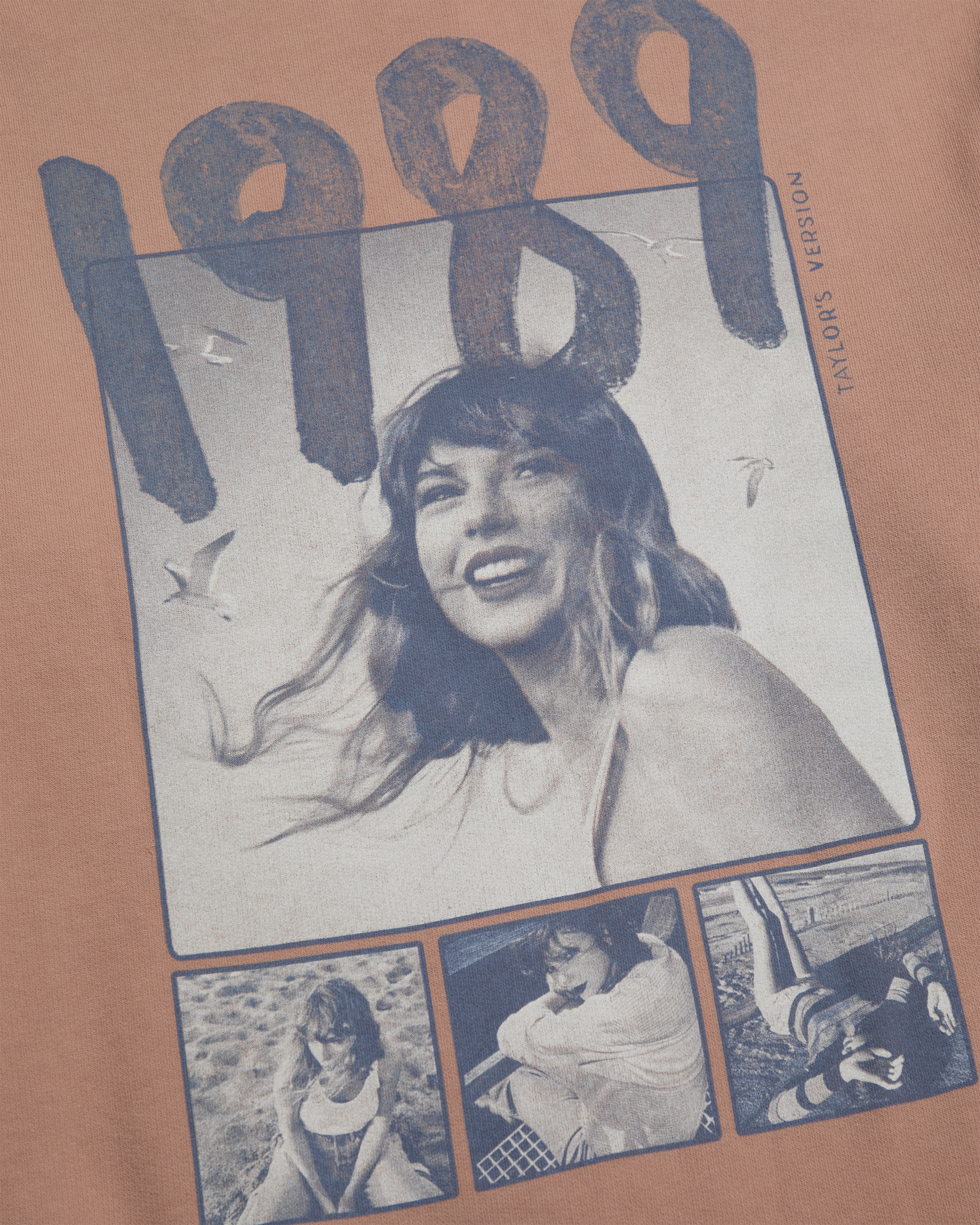 1989 (Taylor's Version) Pink Crewneck close up