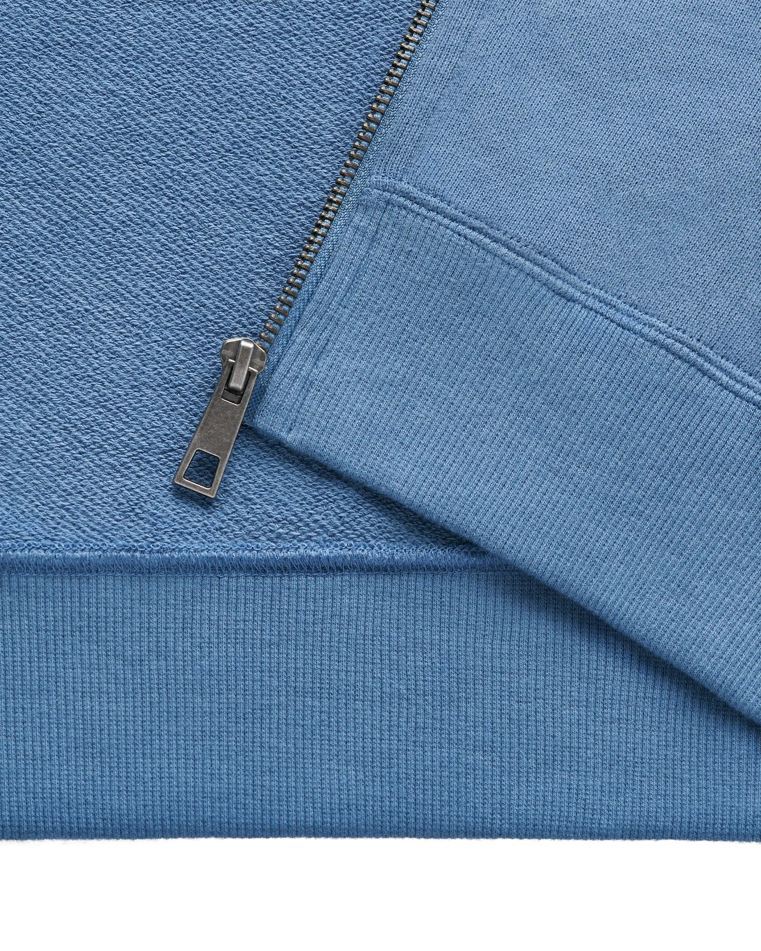 I Was Midnight Rain Zip Hoodie zipper detail