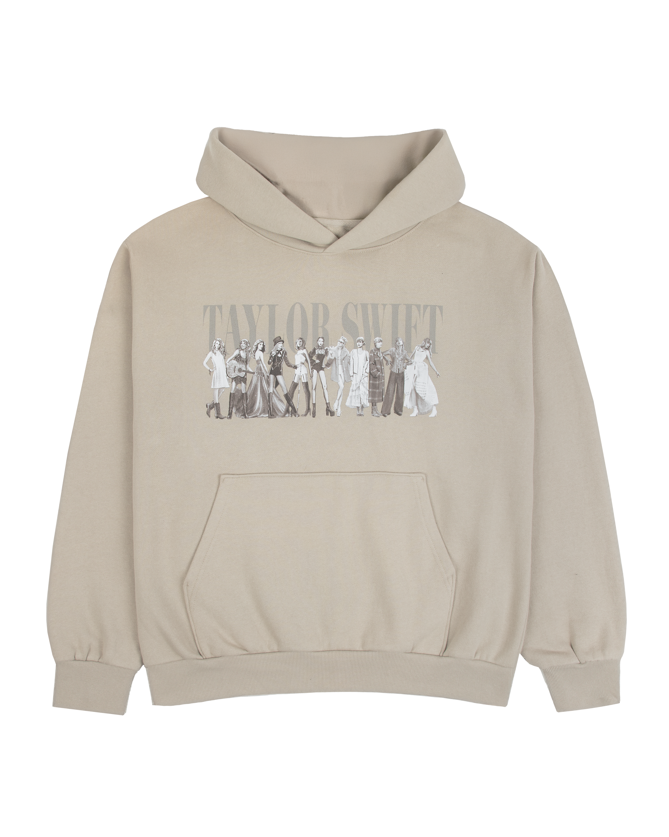 TTPD Eras Beige Hoodie Front
