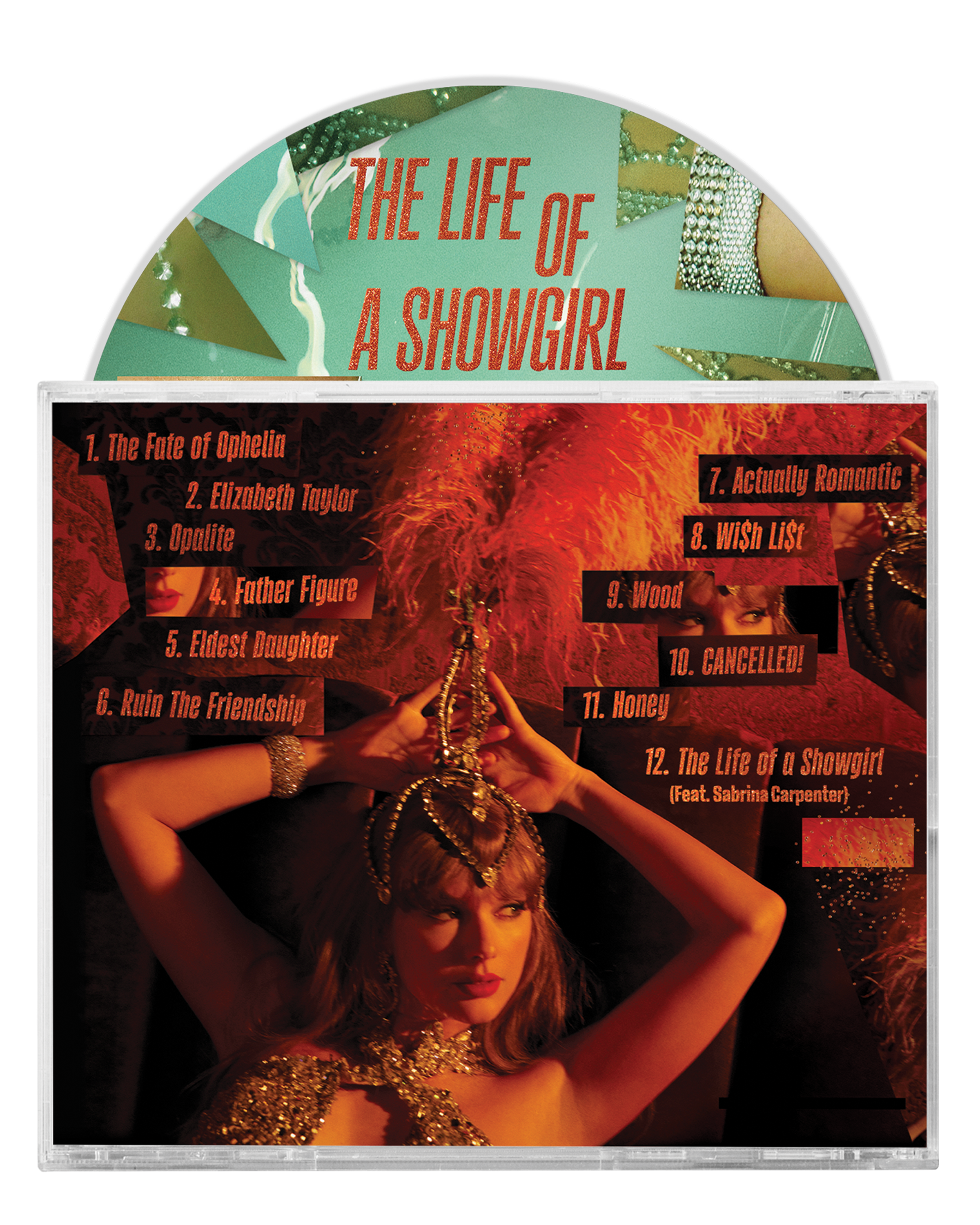 The Life of a Showgirl: Sweat and Vanilla Perfume CD with Poster back
