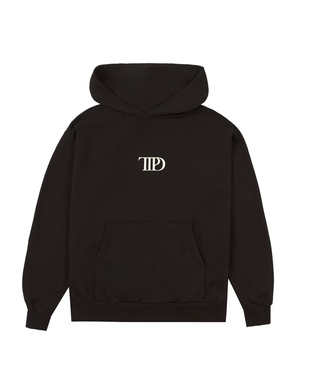 Who's Afraid Of Little Old Me? Dark Brown Hoodie front