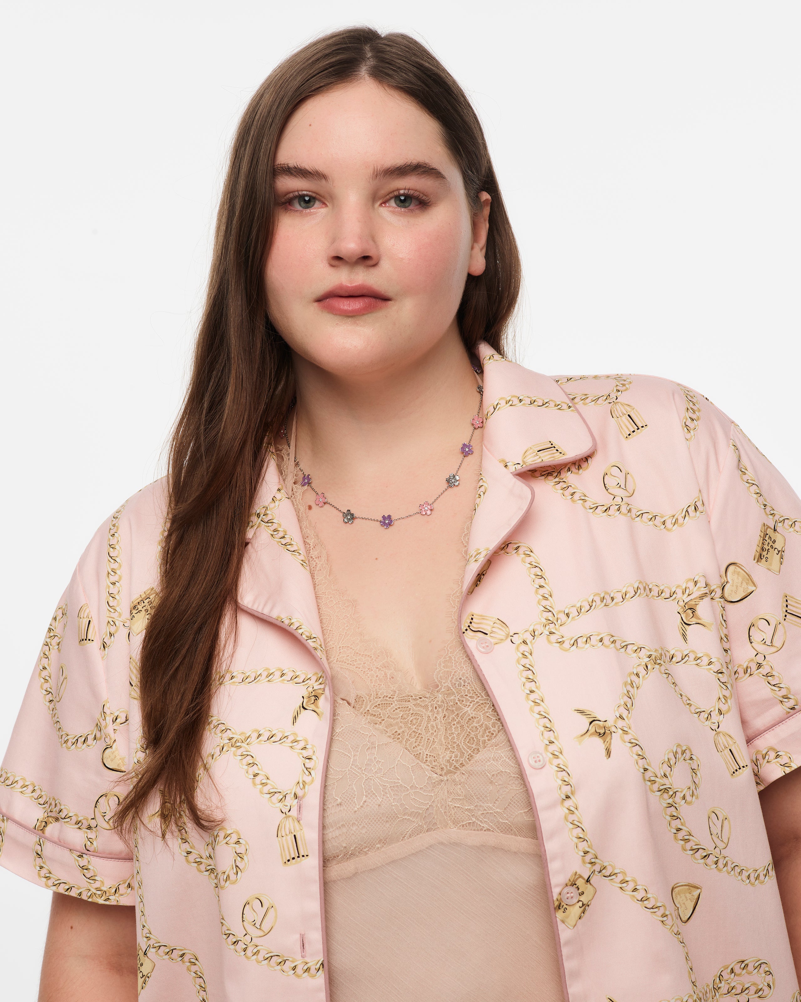 Speak Now (Taylor's Version) Cherry Blossom Necklace editorial on female model