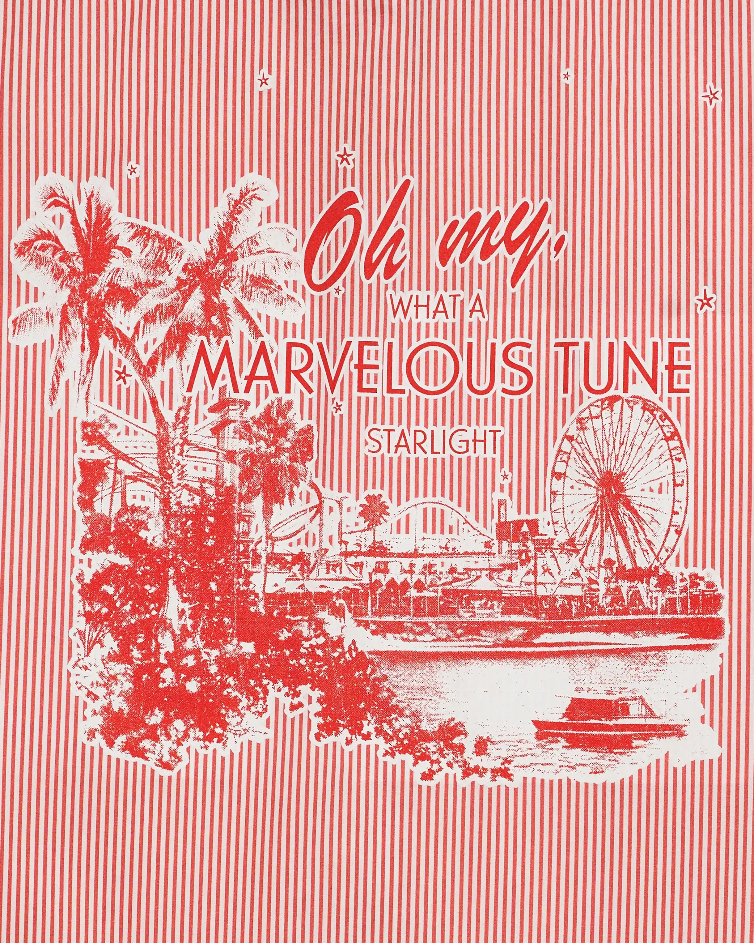 Oh My, What A Marvelous Tune Button Down Shirt design detail