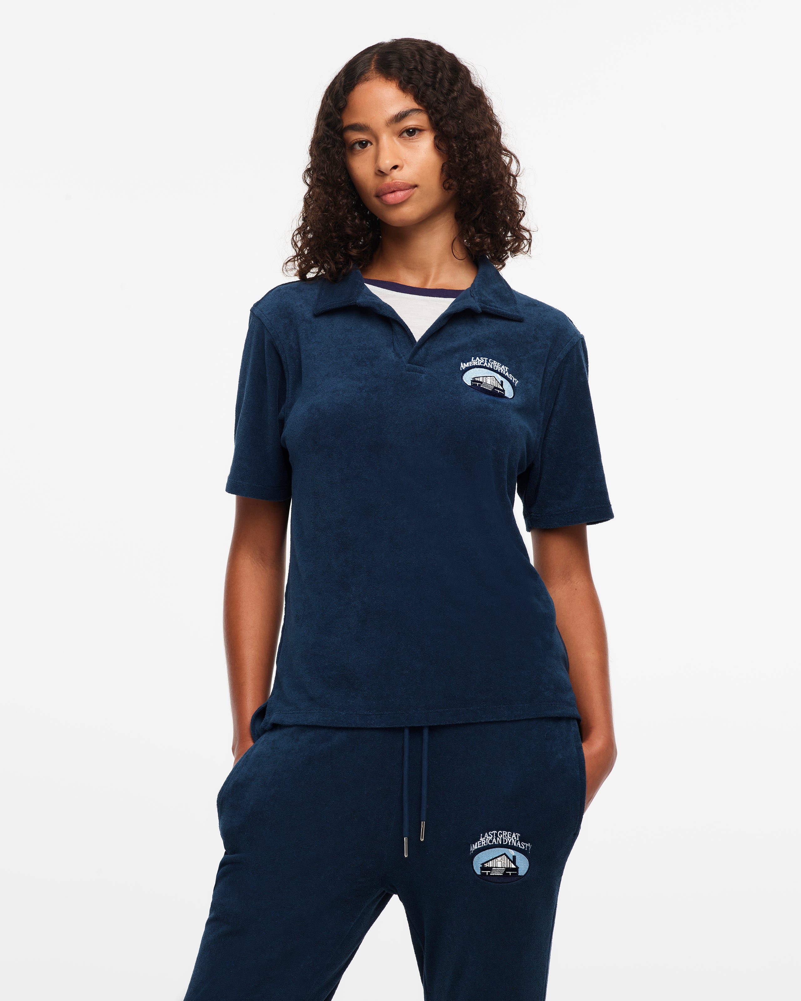 Last Great American Dynasty Terry Cloth Polo S model