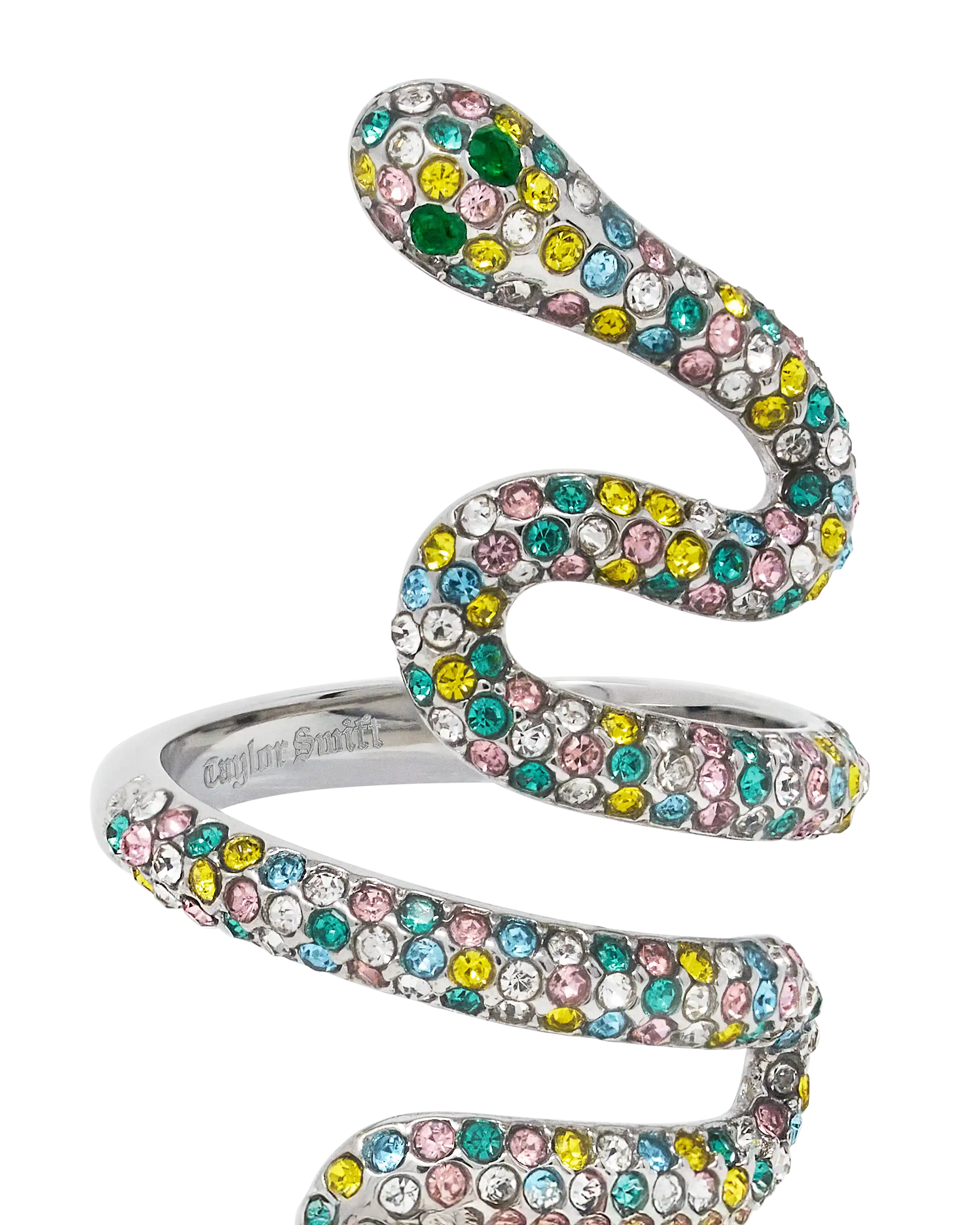 Reputation Multicolor Snake Ring detail