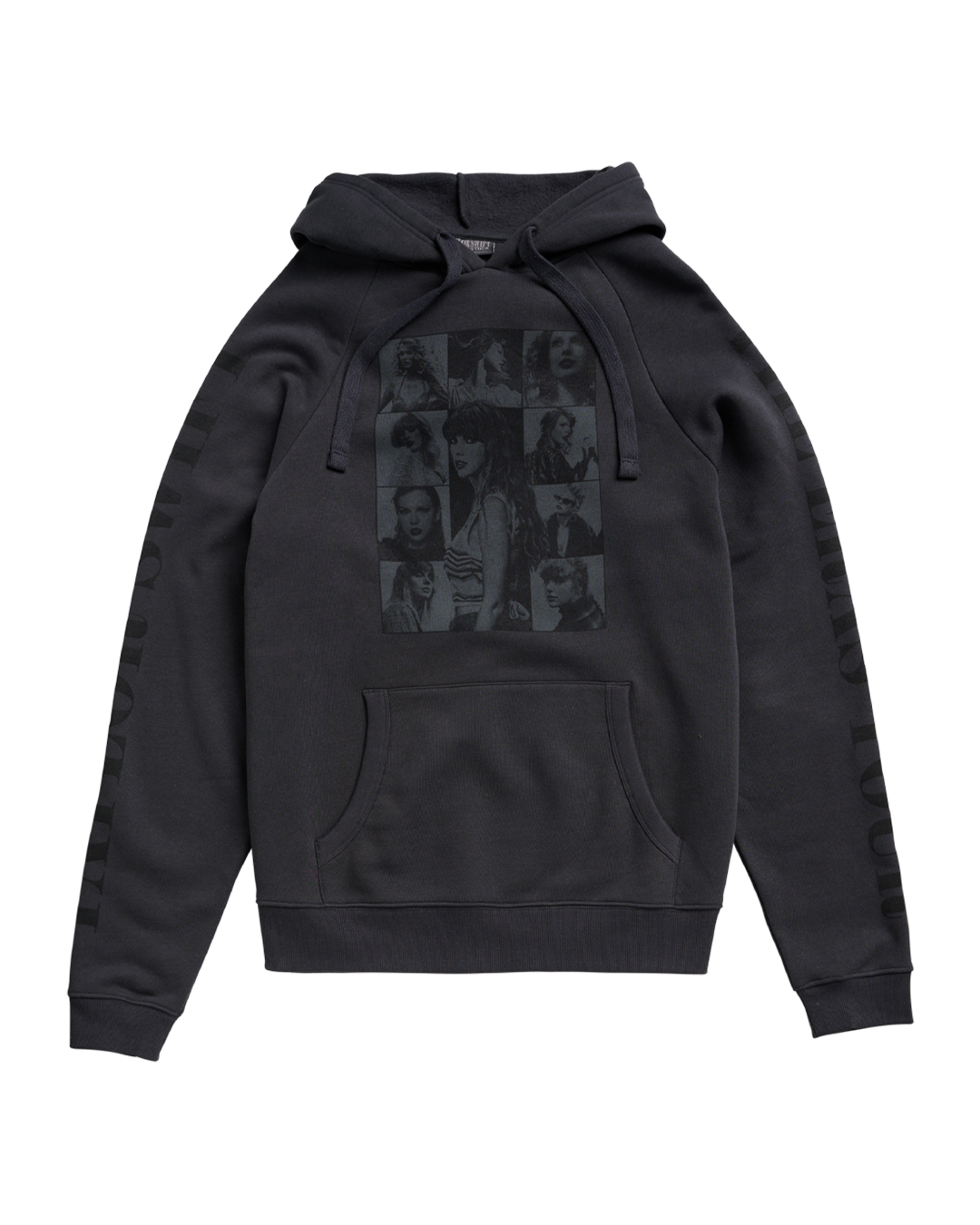 Taylor Swift | The Eras Tour Through LA Black Hoodie front