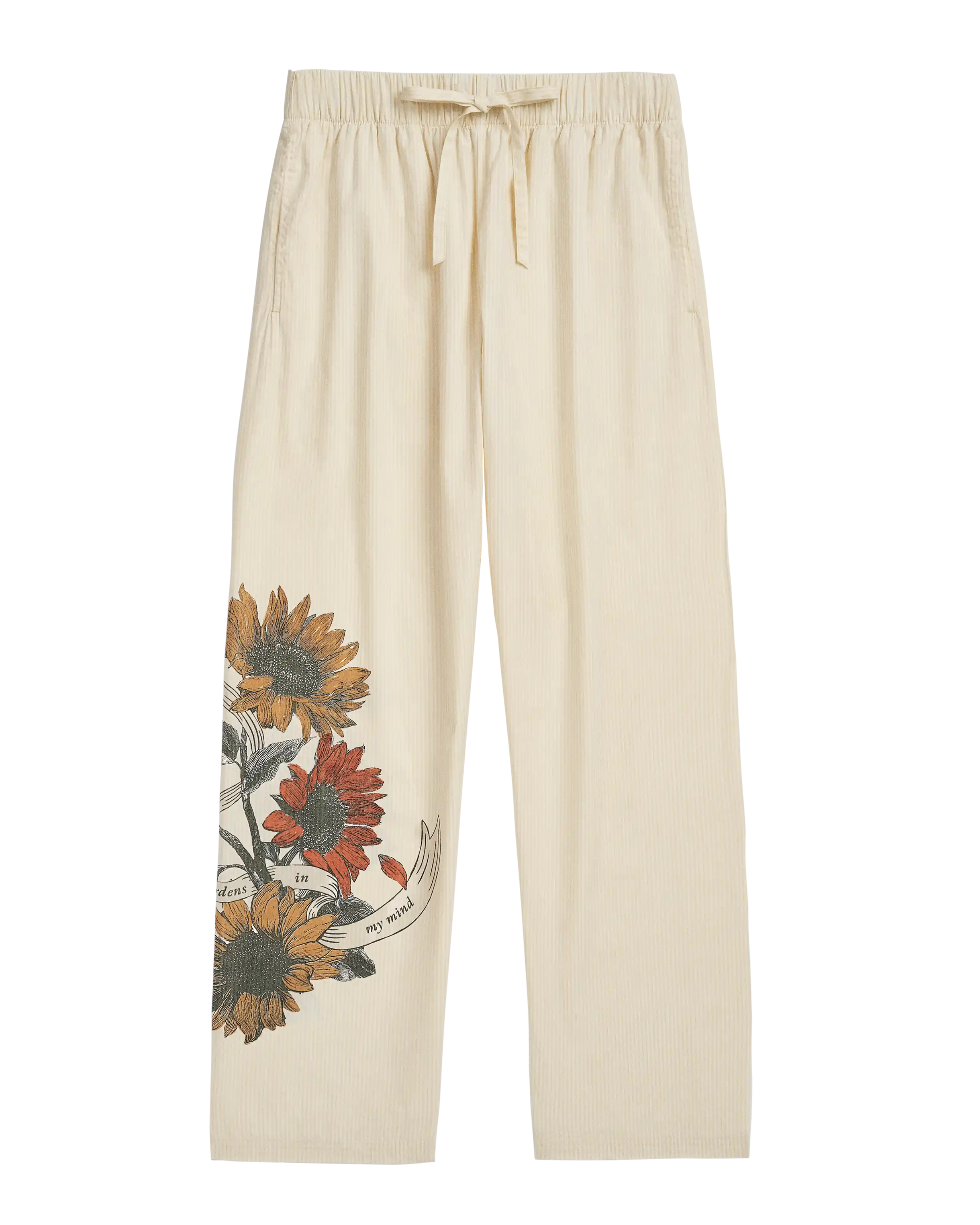 Secret Gardens in My Mind Poplin Pants
