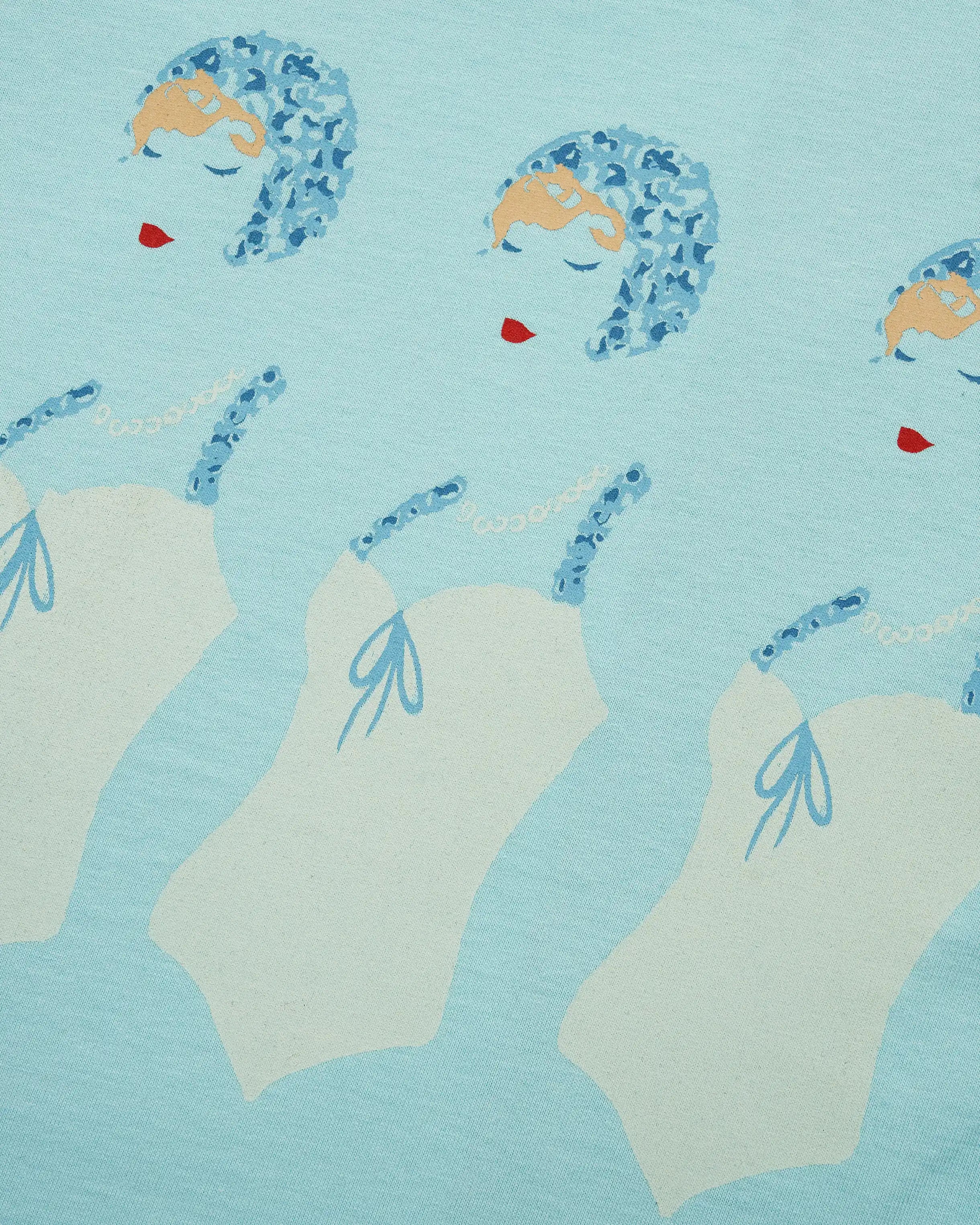 The Fate of Ophelia Cropped Polo illustration detail