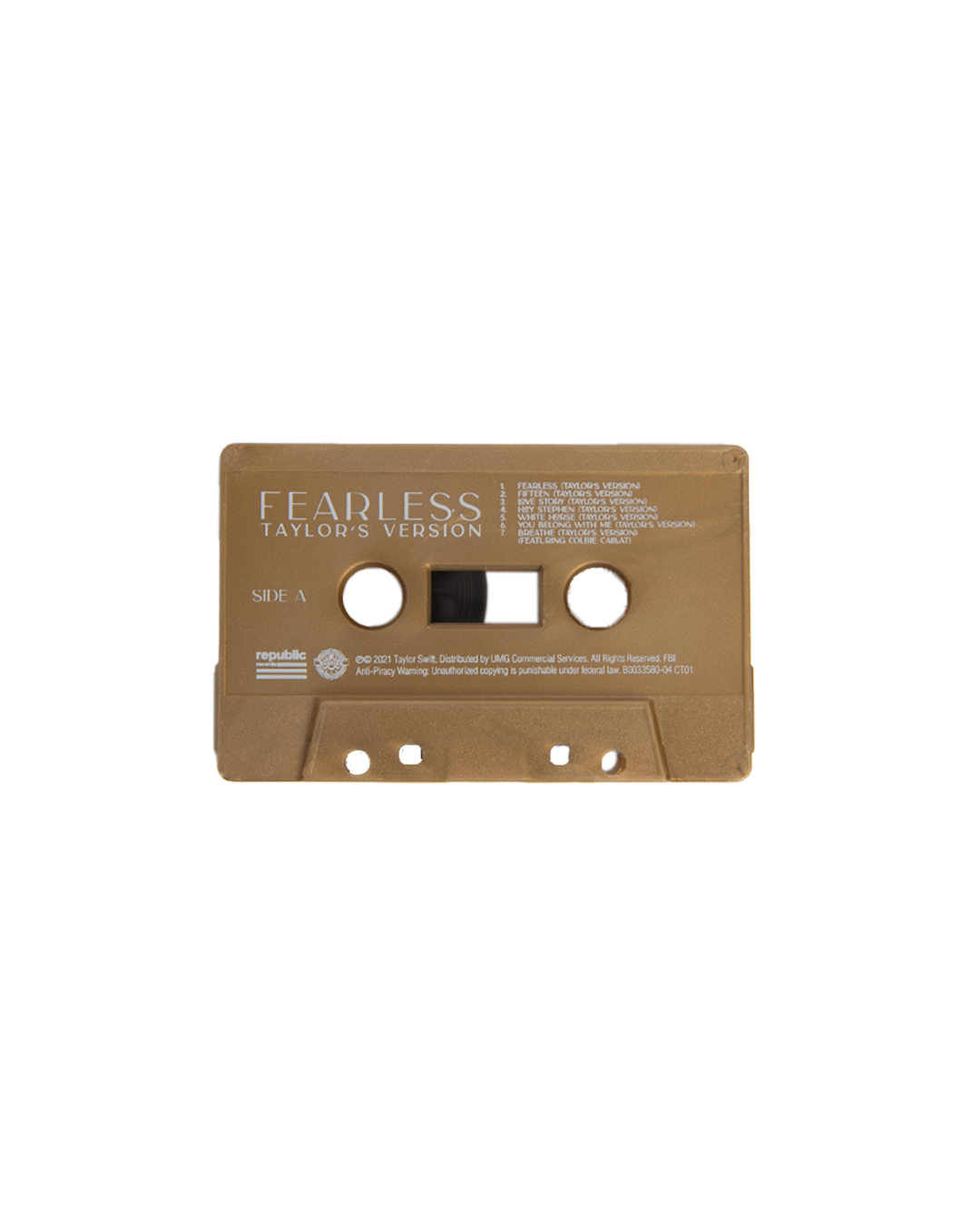 Fearless (Taylor's Version) Cassette Side A