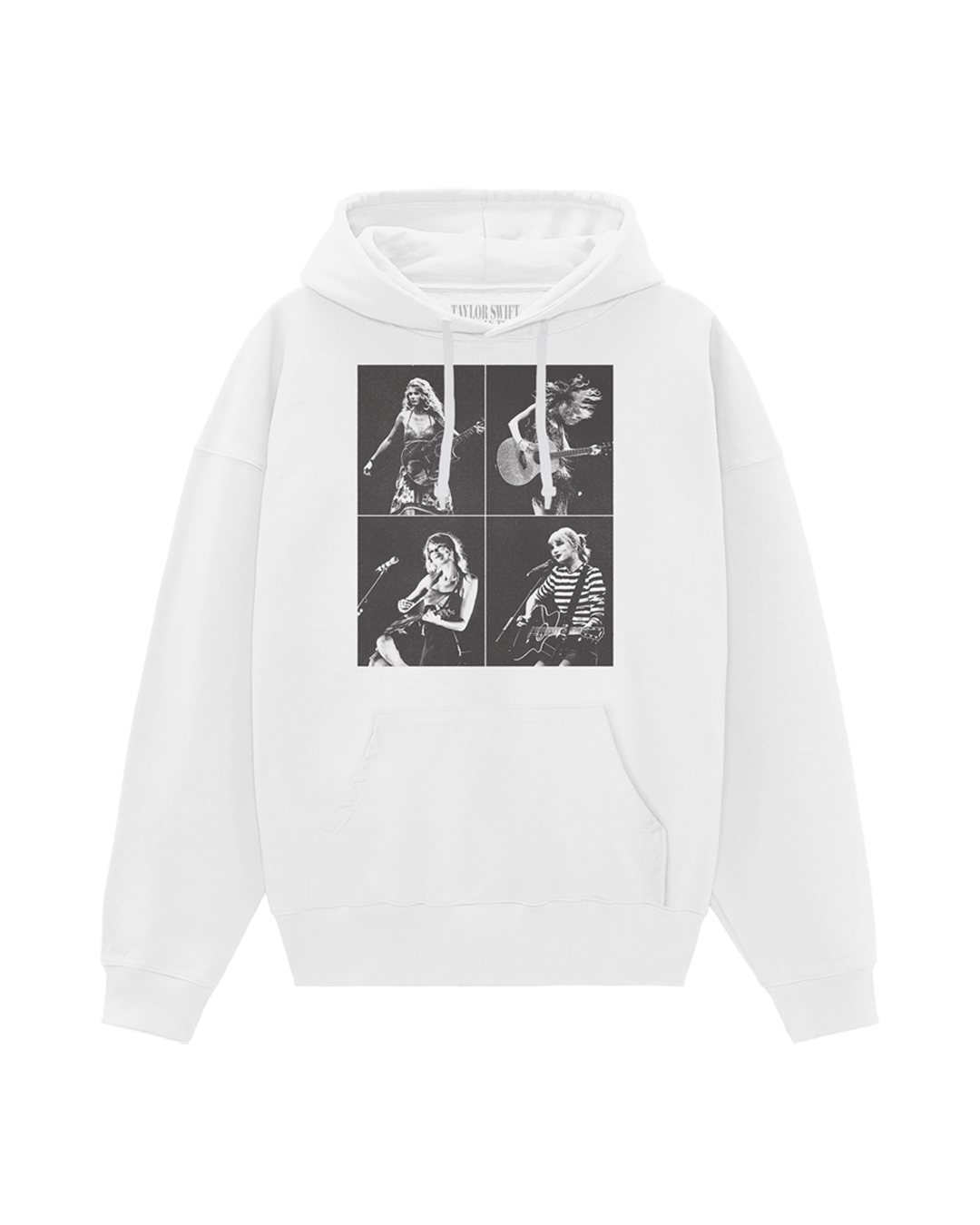 Taylor Swift | The Eras Tour Collage White Hoodie front