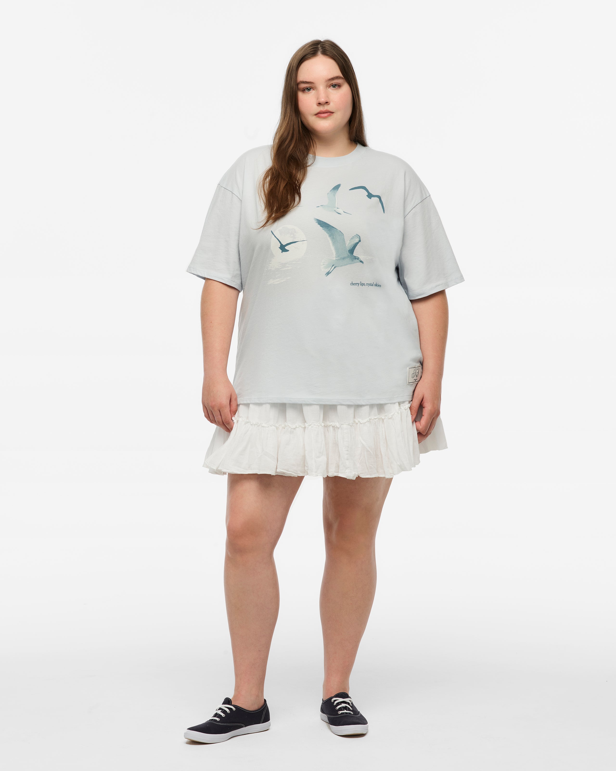 1989 (Taylor’s Version) Seagull Boxy T-Shirt 2XL model full length