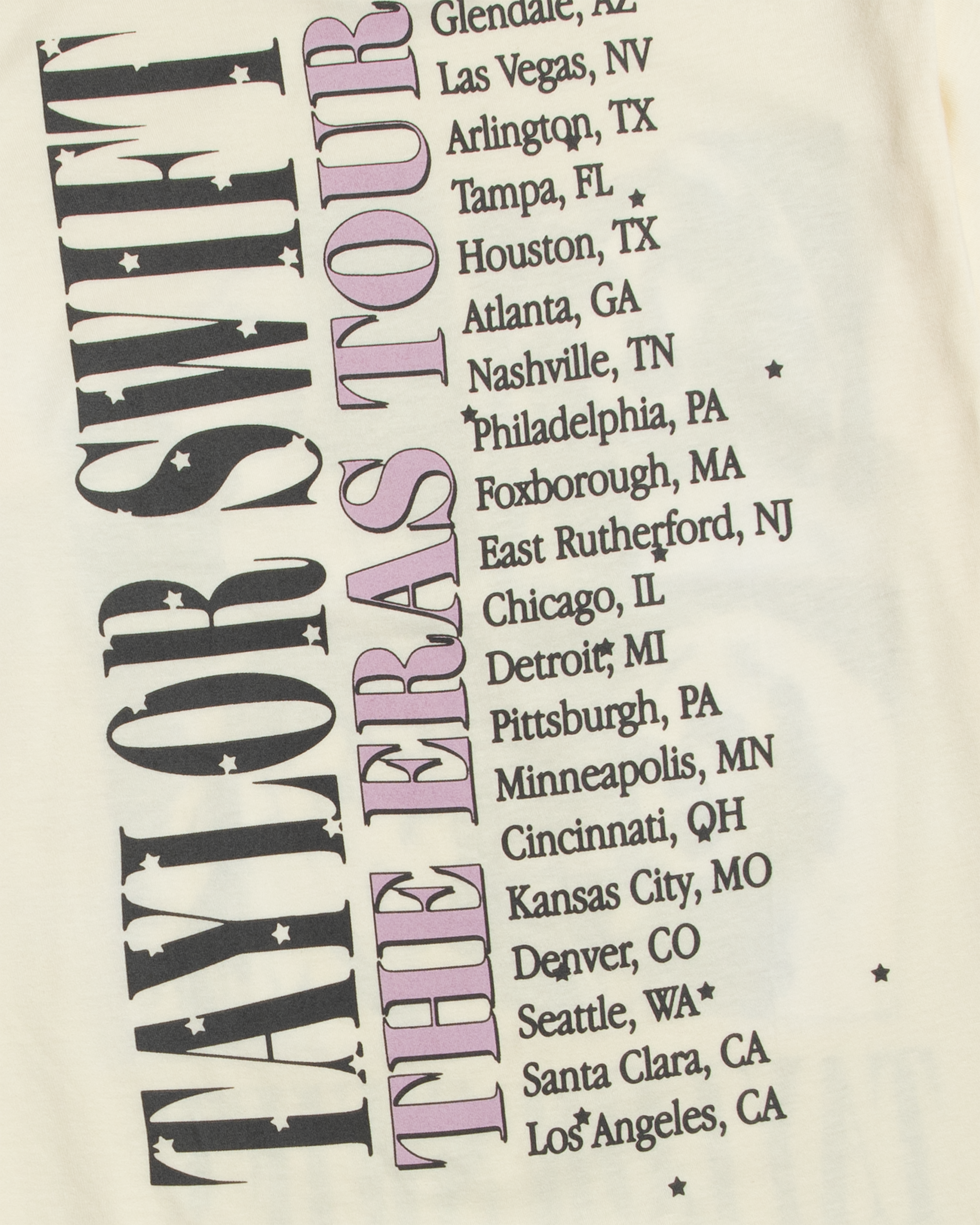 Taylor Swift | The Eras Tour Speak Now Album T-Shirt close up
