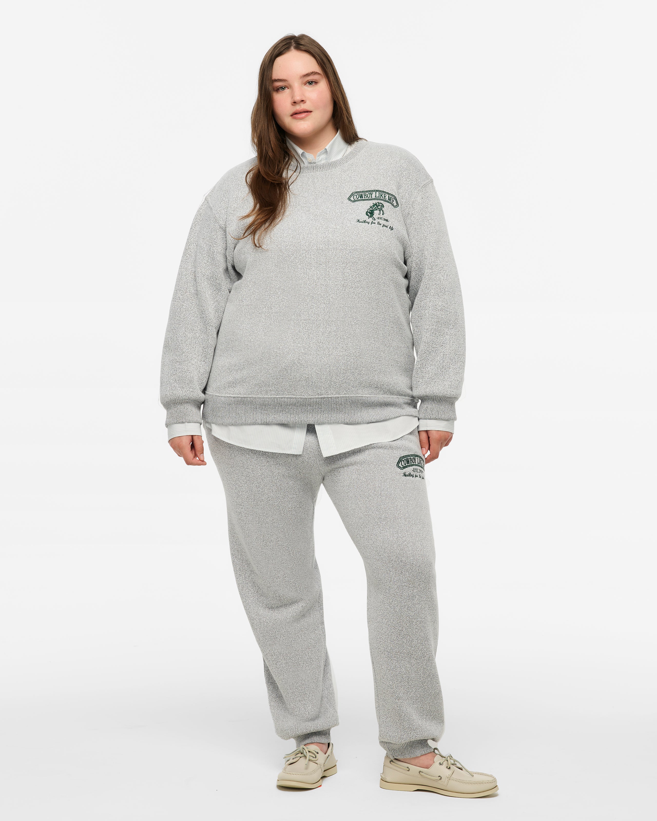 Cowboy Like Me Jogger 2XL model full length
