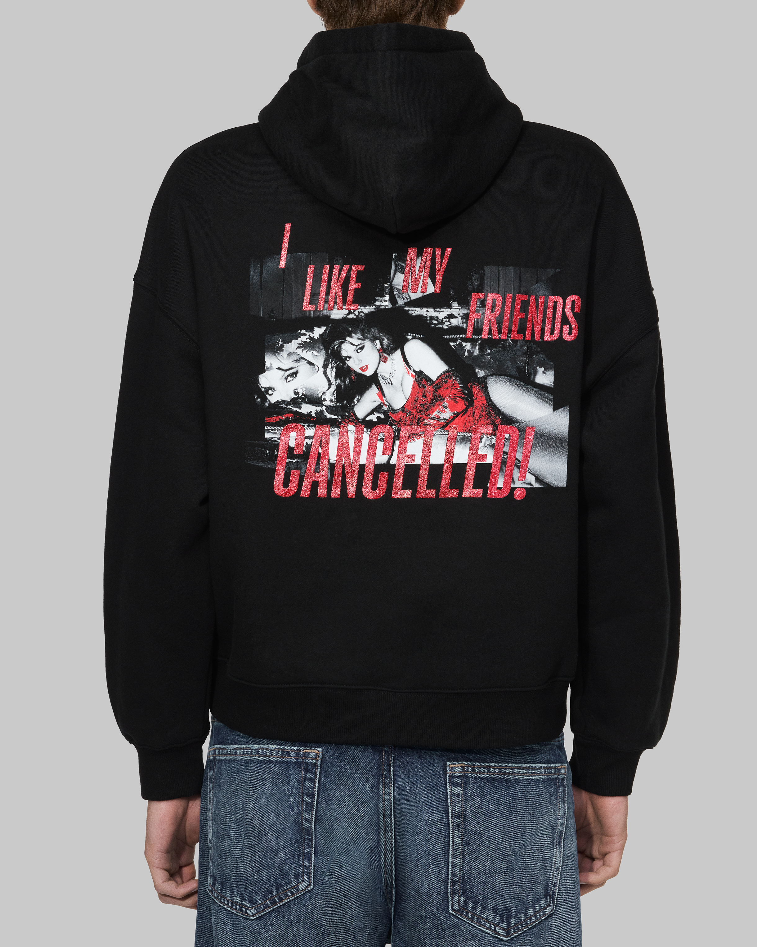 I Like My Friends Cancelled! Hoodie Back
