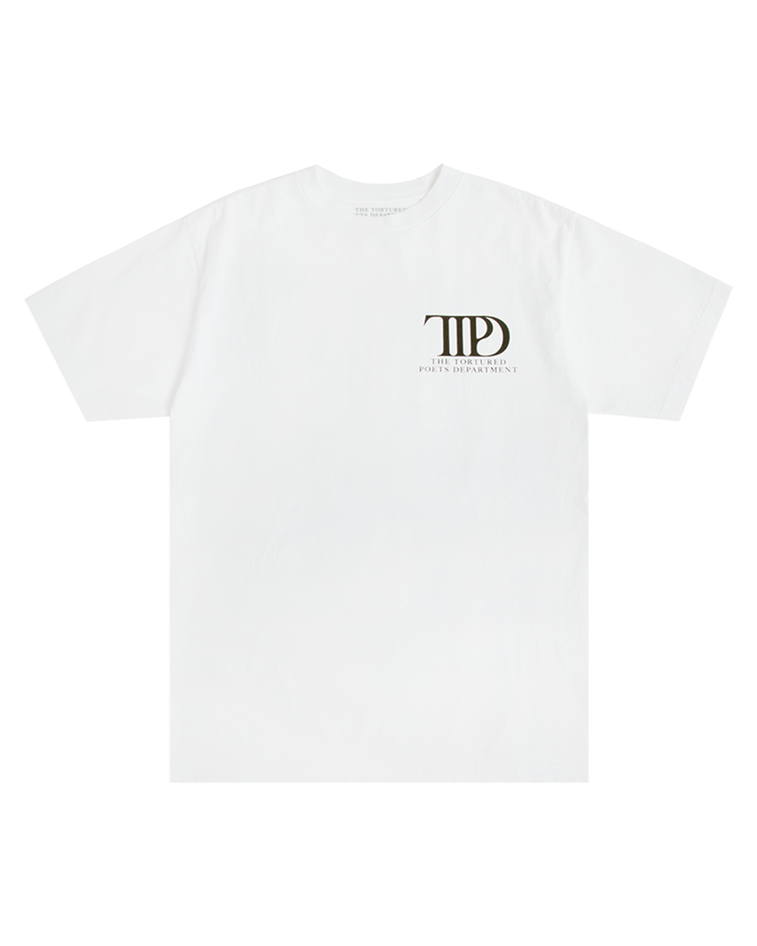 The Tortured Poets Department White T-Shirt front