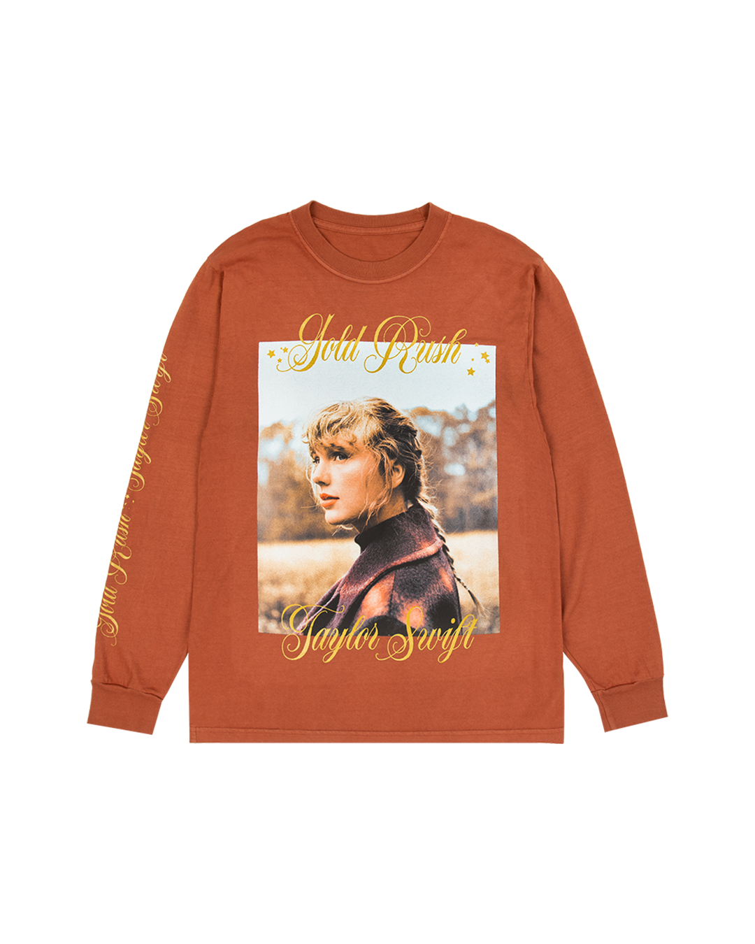 evermore Gold Rush Longsleeve T-Shirt front
