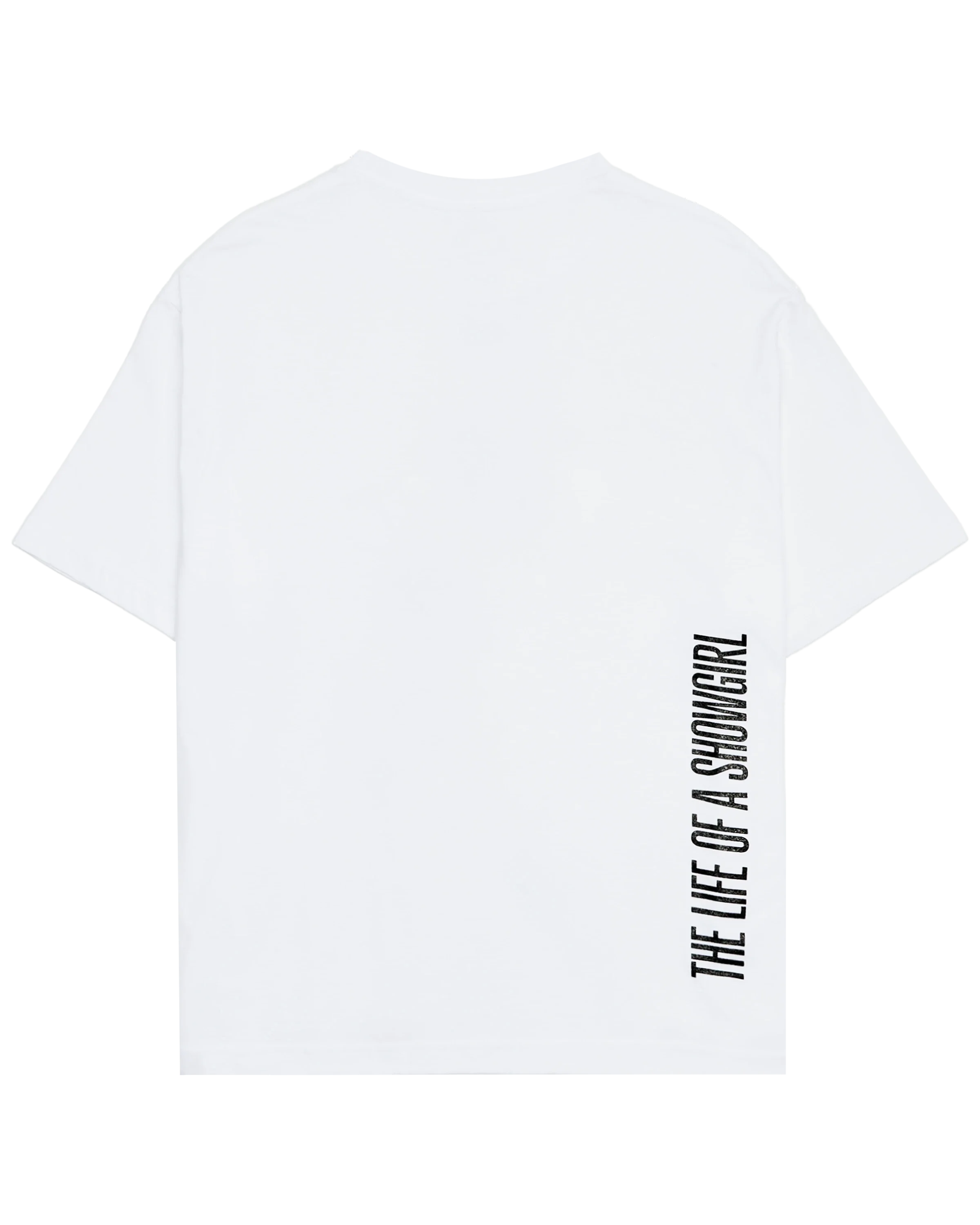 The Life of a Showgirl Shiny Bug T-Shirt Back 