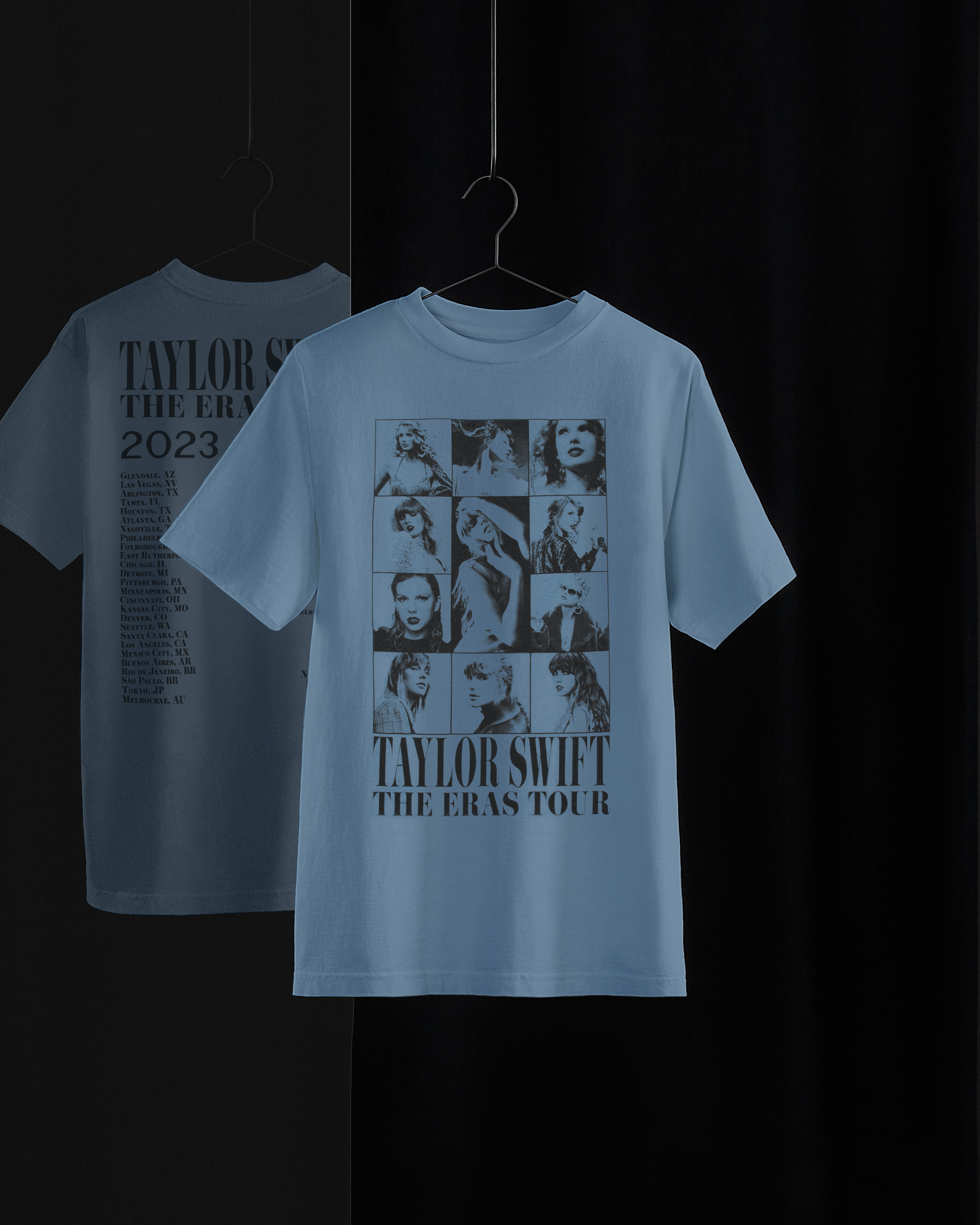 Taylor Swift | The Eras Tour Blue T-Shirt editorial