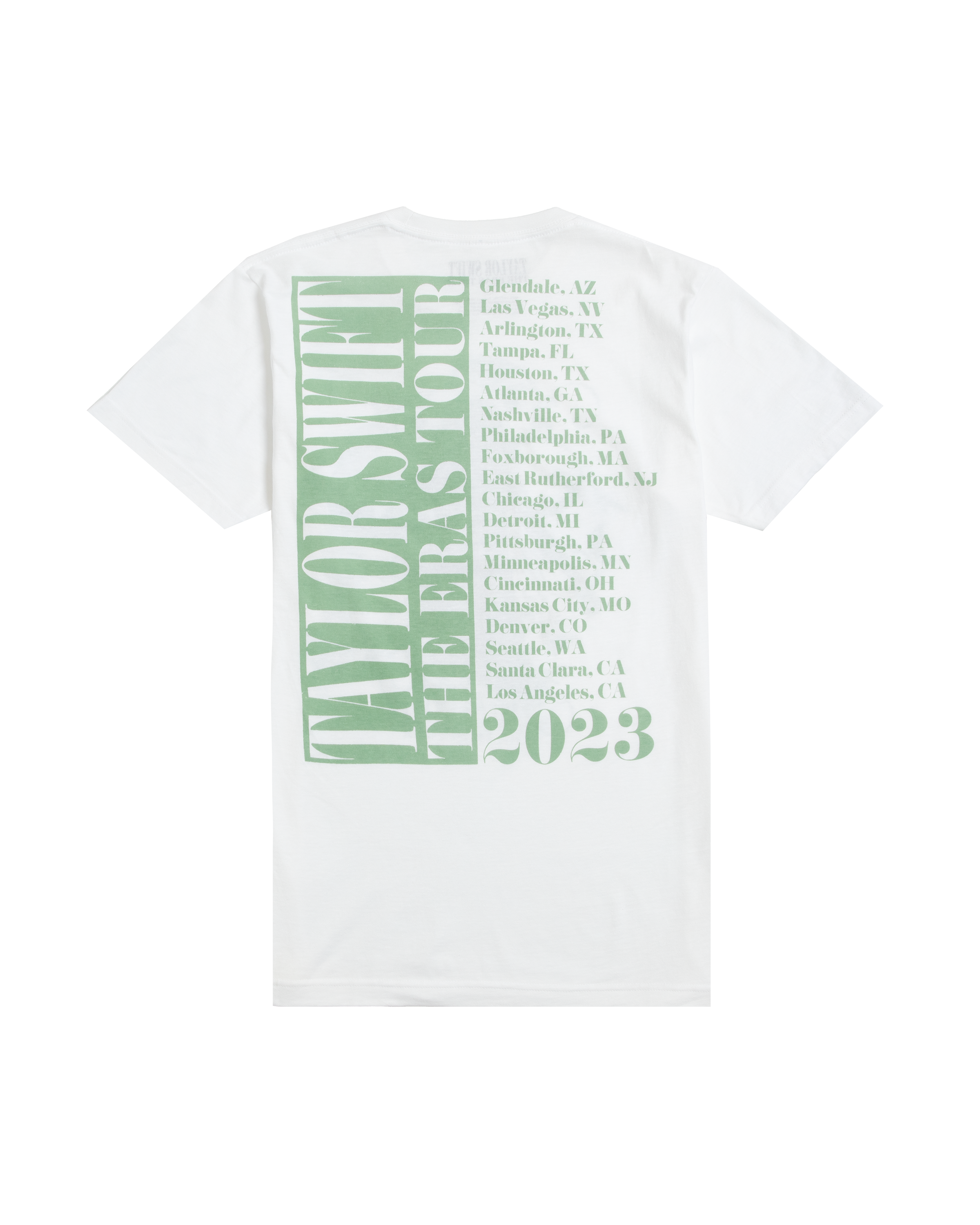 Taylor Swift | The Eras Tour Self-Titled Album T-Shirt back