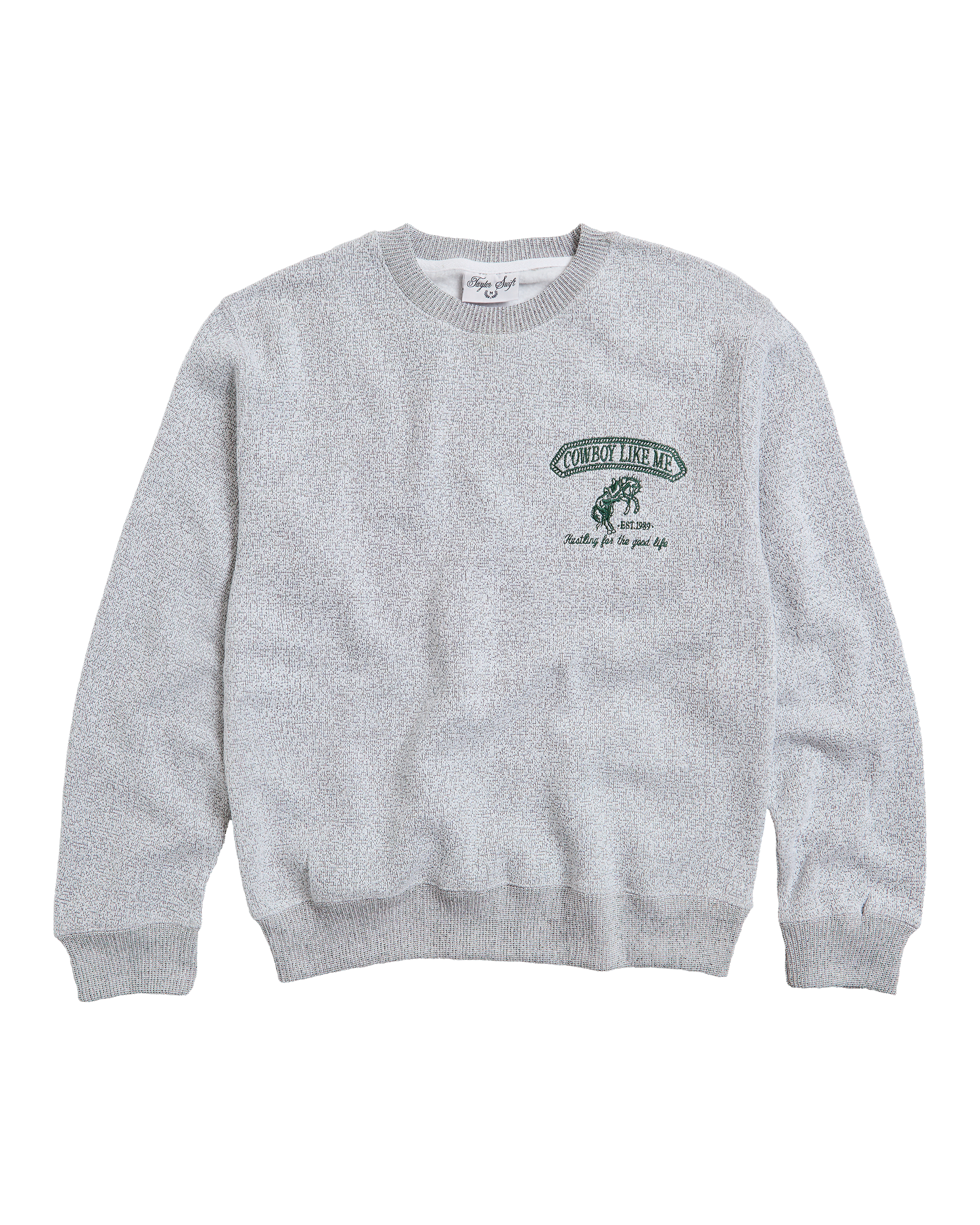 Cowboy Like Me Crewneck front