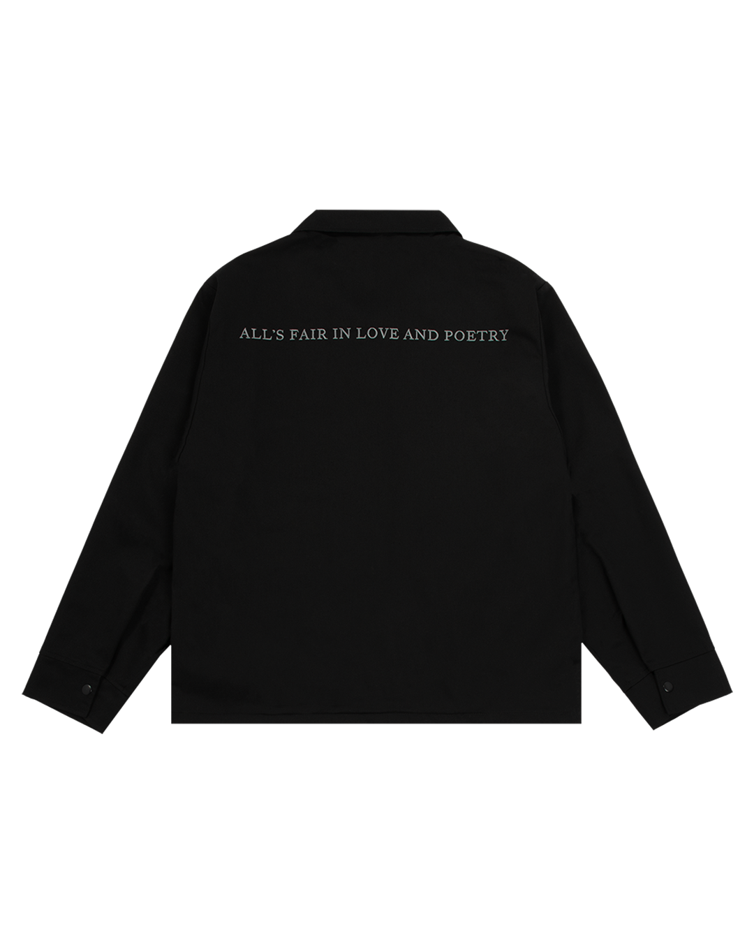 The Tortured Poets Department Black Jacket & 2 Patch Set Bundle back