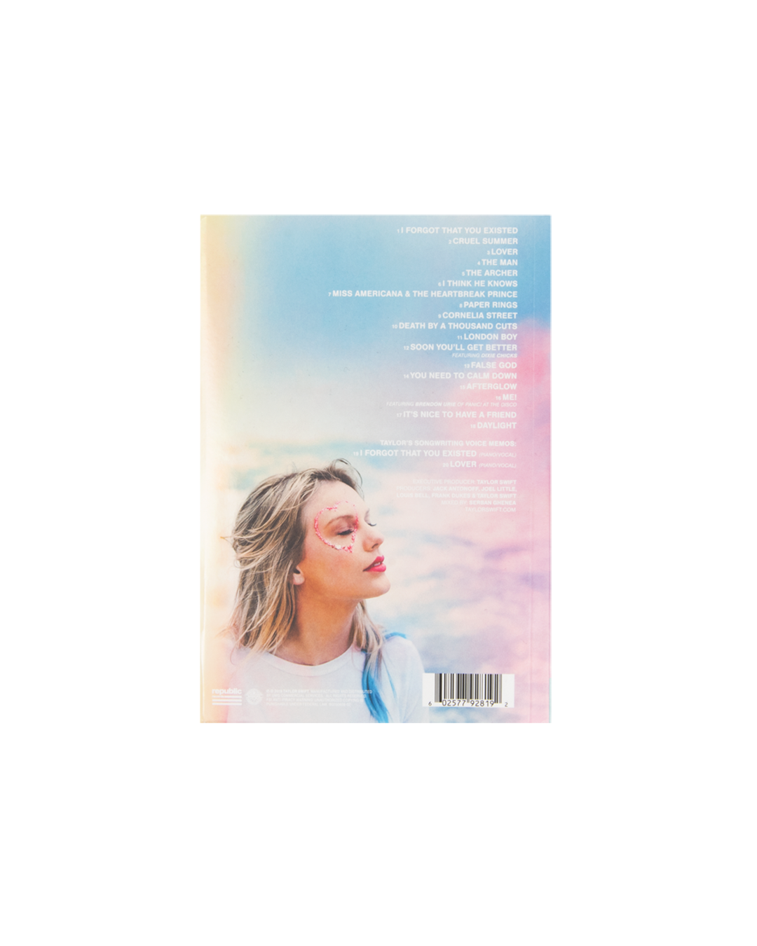 Lover CD Deluxe Version 1 back