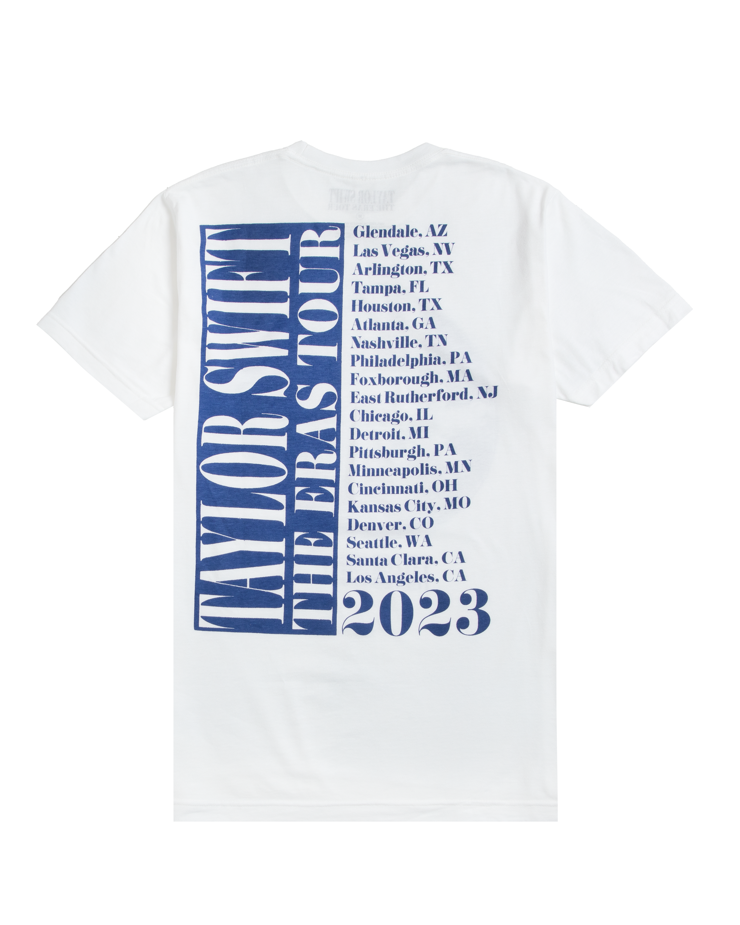 Taylor Swift | The Eras Tour Midnights Album T-Shirt back