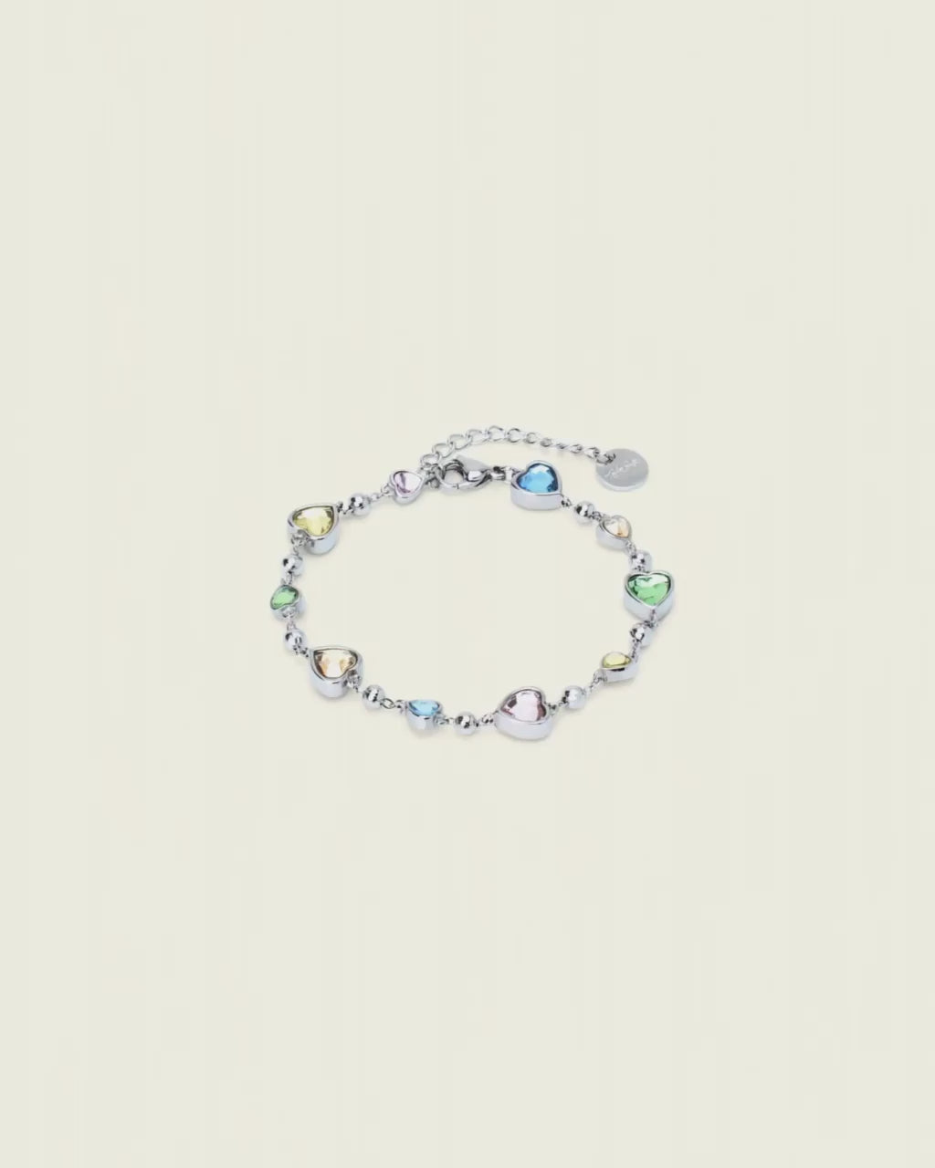 Lover Album Heart Crystal Bracelet 360 video