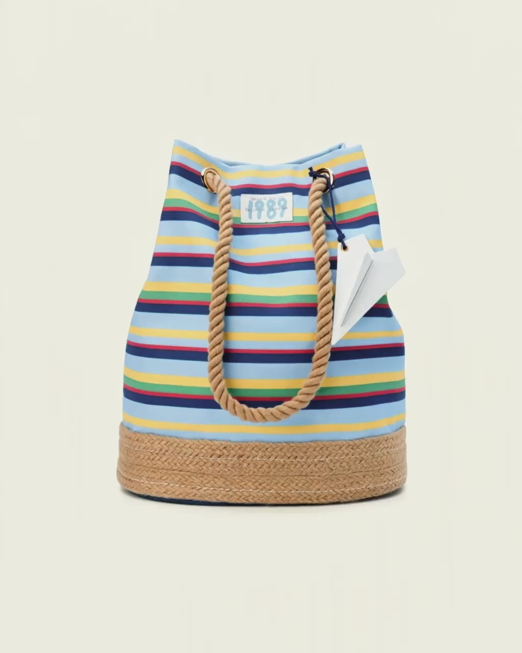 1989 Striped Bucket Bag 360 video