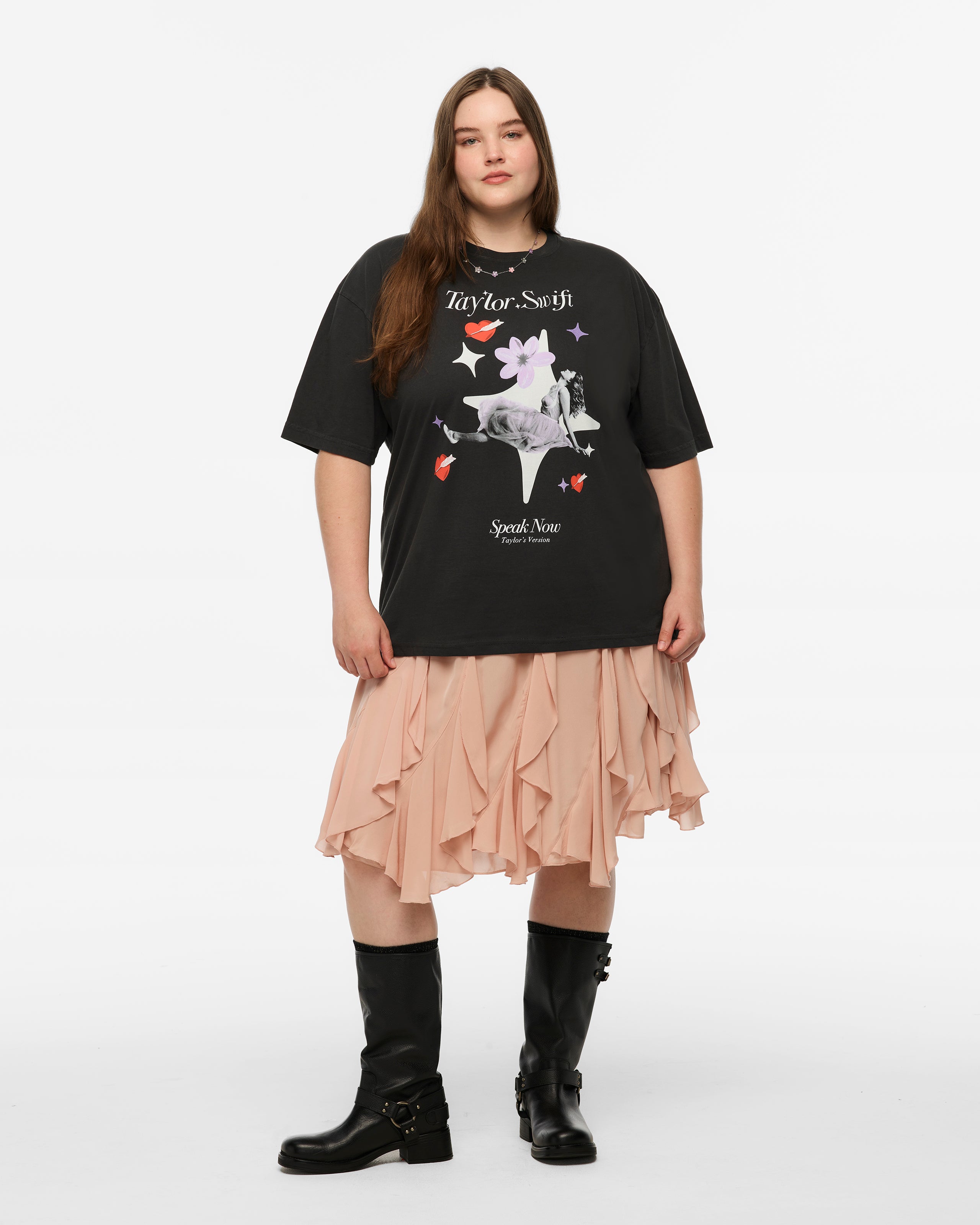 Speak Now (Taylor's Version) Vintage T-Shirt 2XL model full length