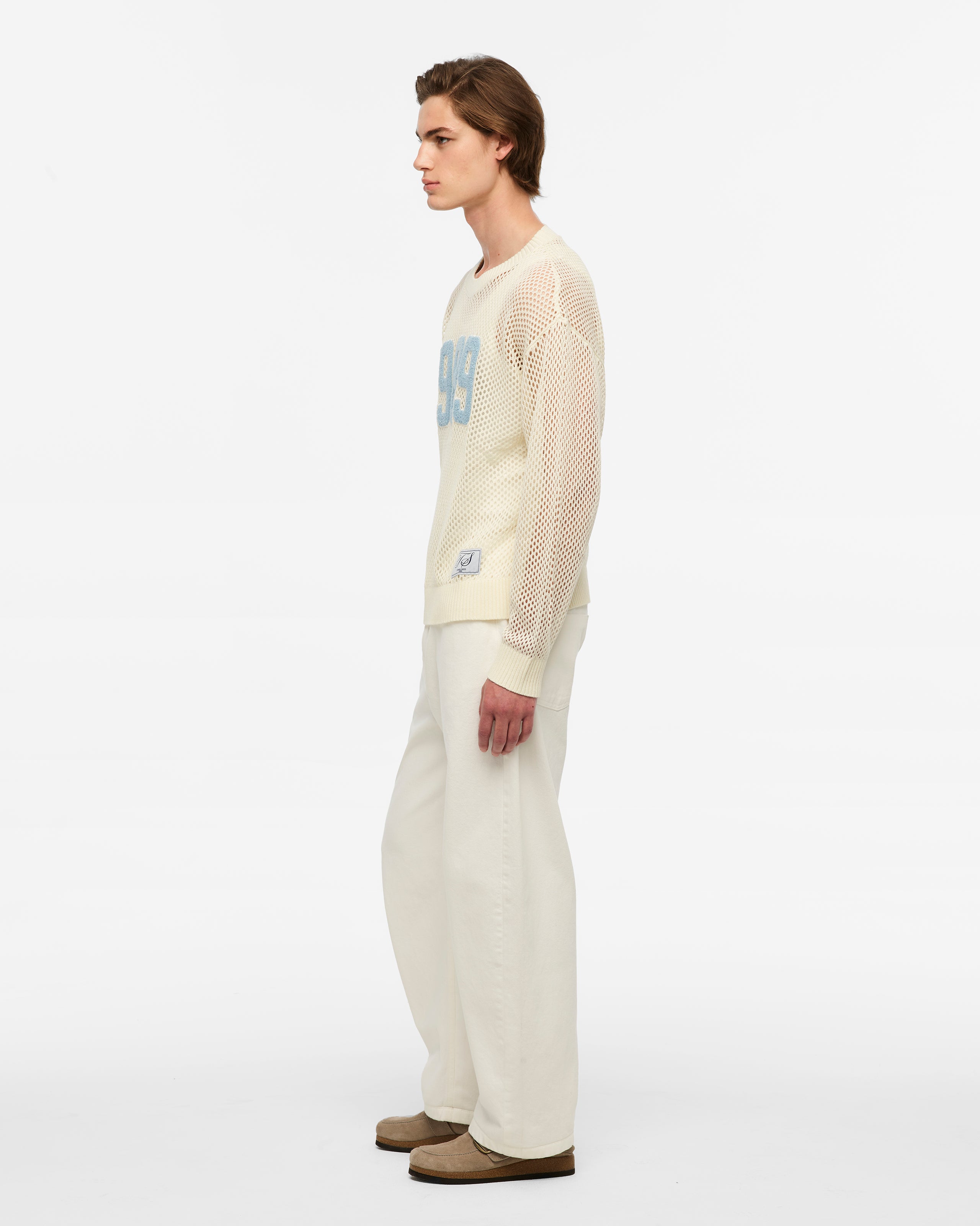 1989 (Taylor’s Version) Open Knit Sweater L model side