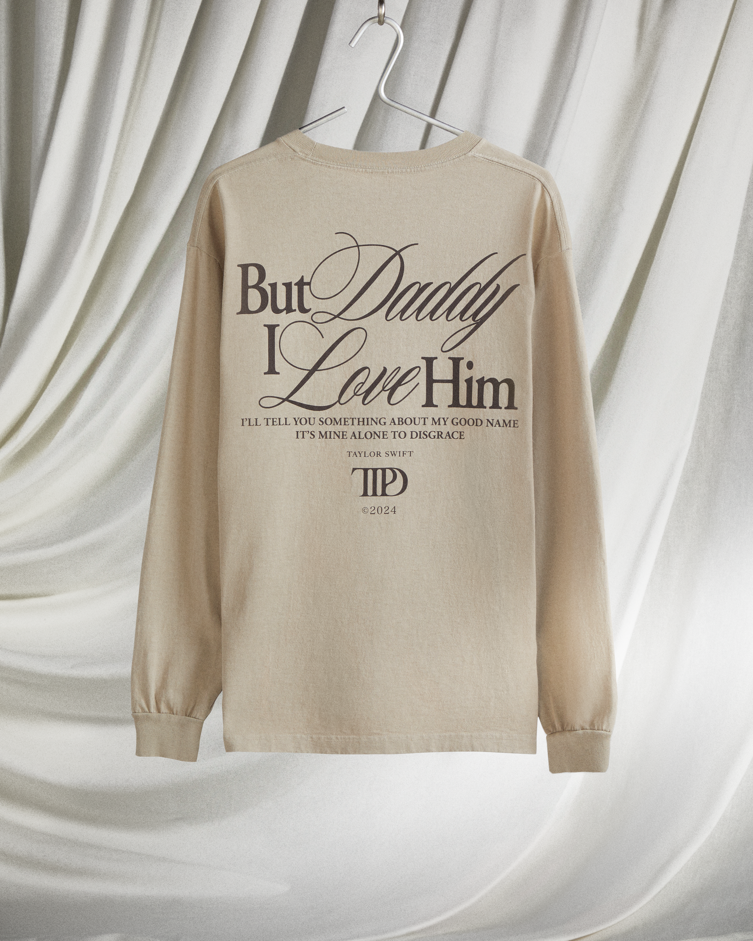 But Daddy I Love Him Long Sleeve T-Shirt editorial back